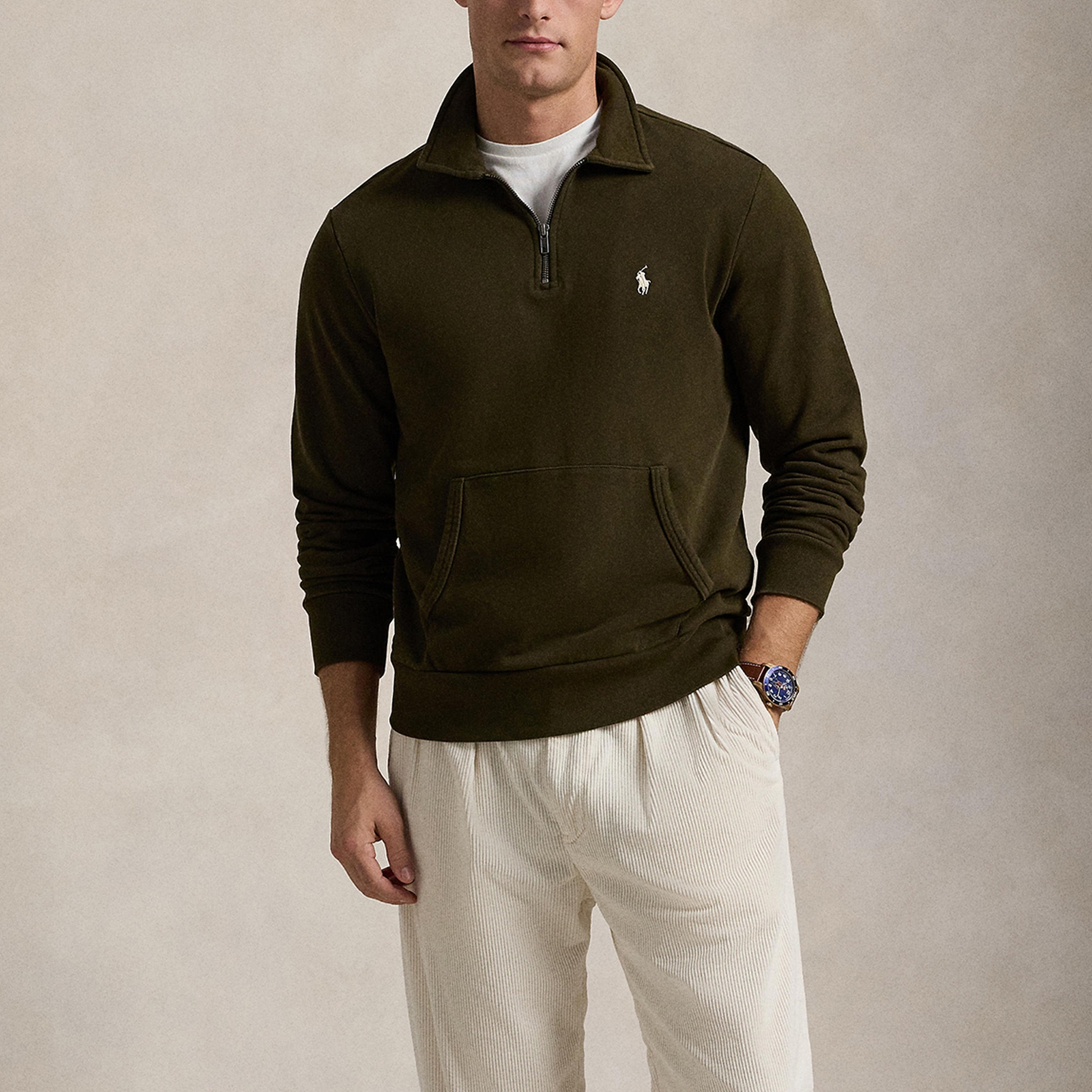 Polo Ralph Lauren Loopback Cotton-Terry Sweatshirt - L