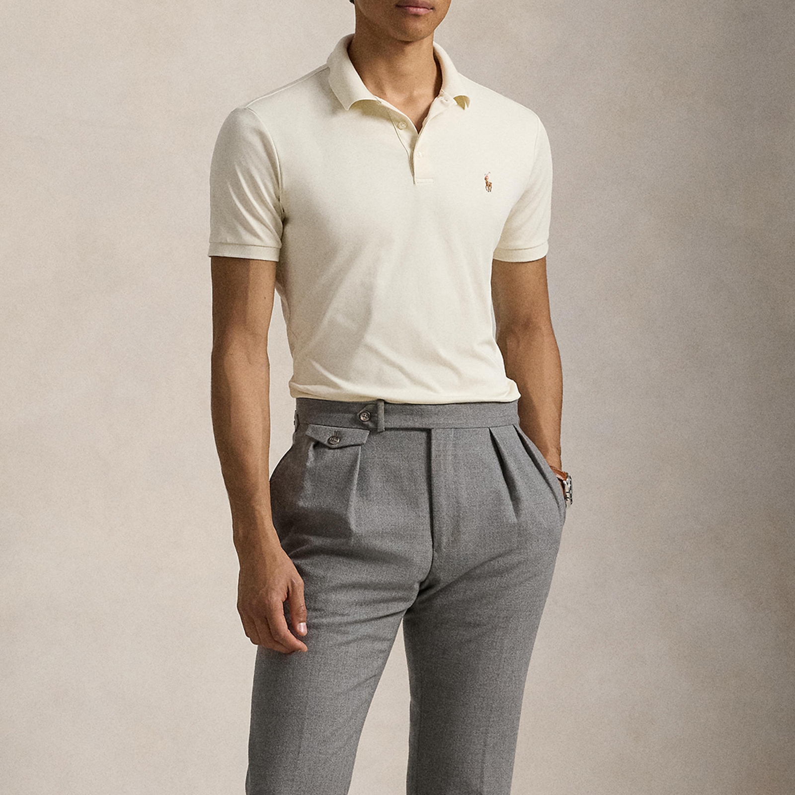 Polo Ralph Lauren Custom Slim-Fit Piqué Polo Shirt - XL