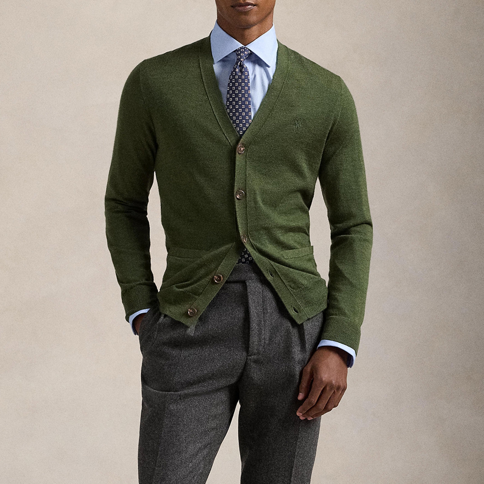 Polo Ralph Lauren Merino Wool Knit Cardigan - XXL