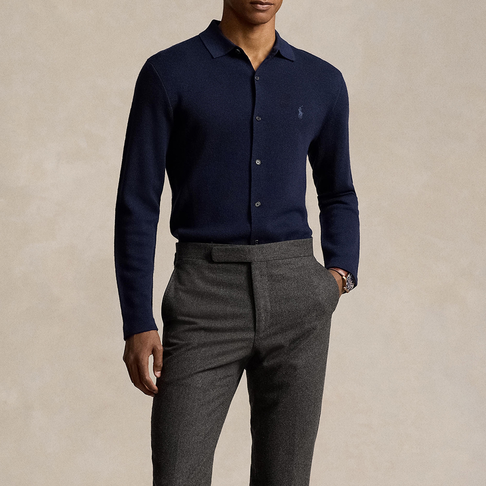 Polo Ralph Lauren Merino Wool Knit Cardigan - S