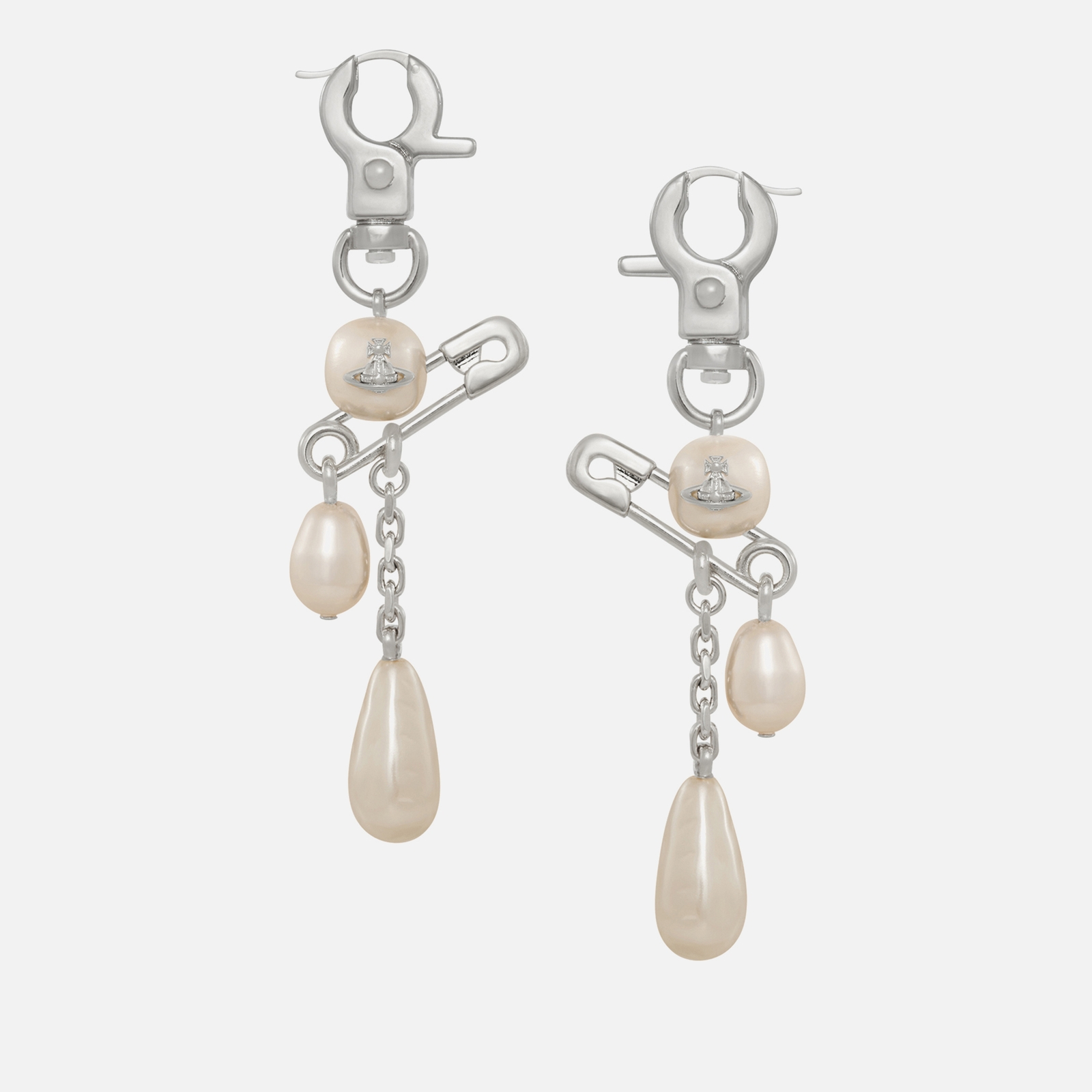 Vivienne Westwood Claude Silver-Plated Long Earrings