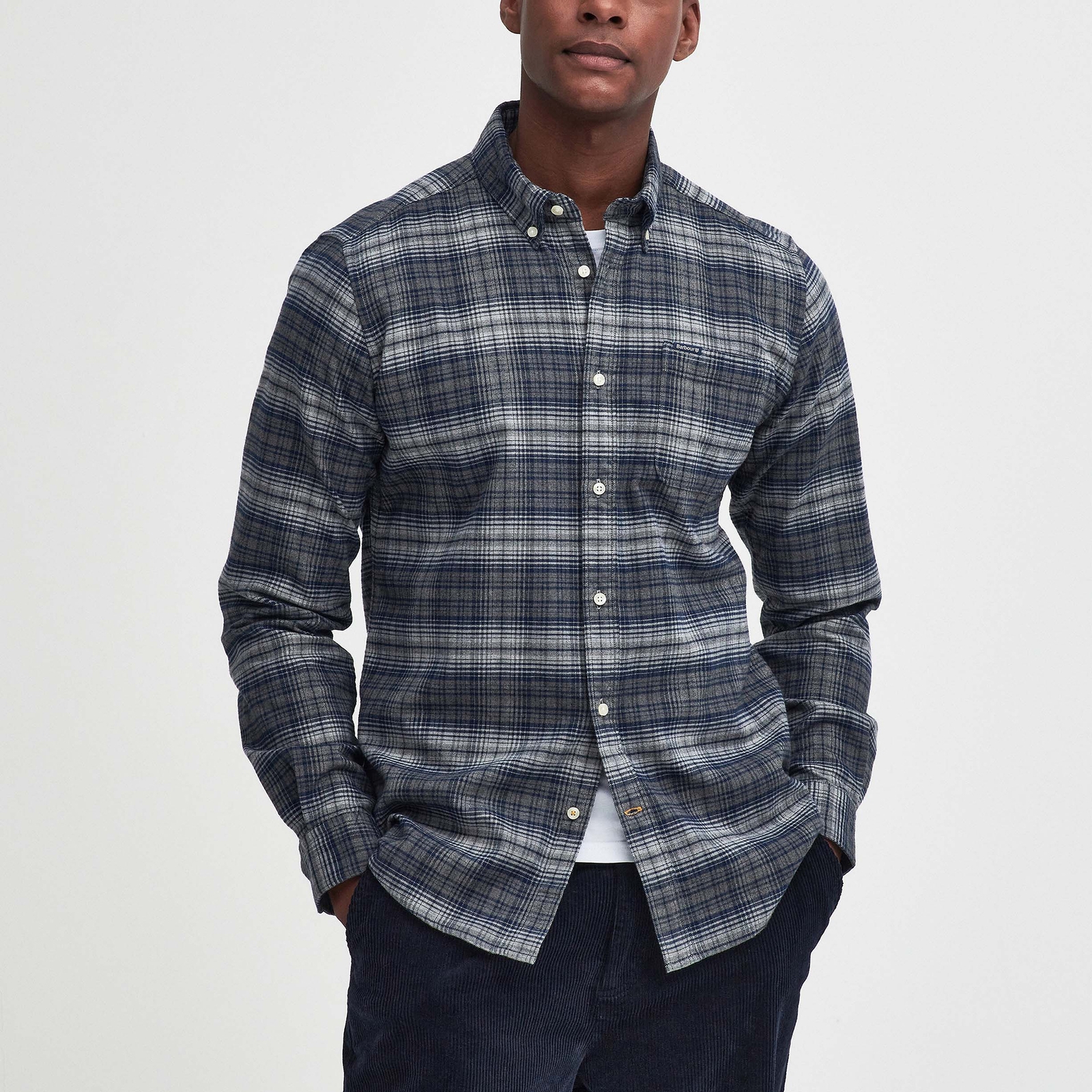 Barbour Forestfield Checked Cotton Tailored Shirt – S