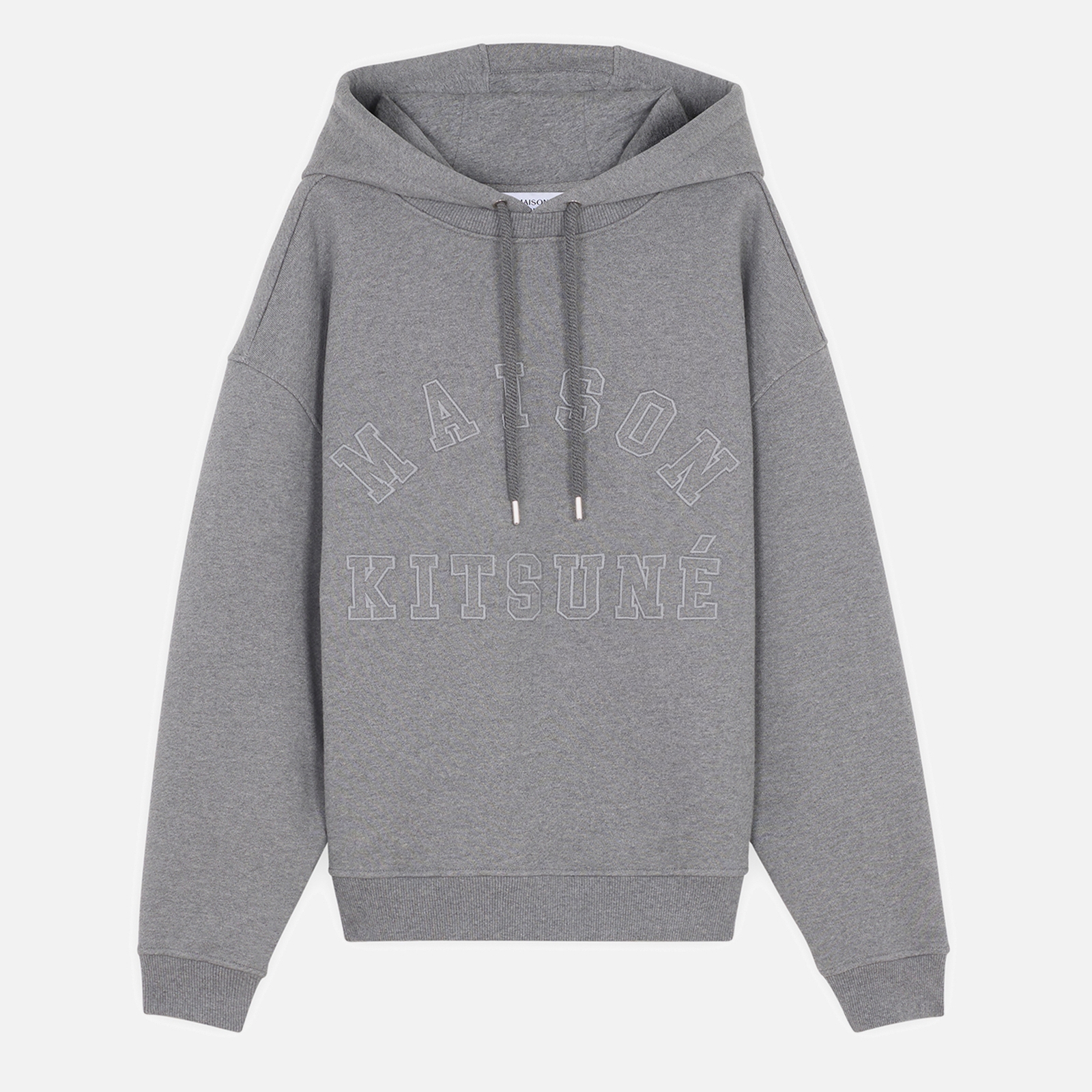 Maison Kitsuné Varsity Cotton-Jersey Hoodie - S