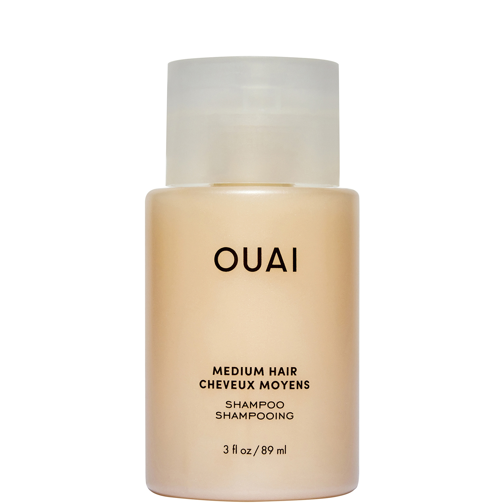 Ouai Medium Shampoo Travel Size 89ml In White