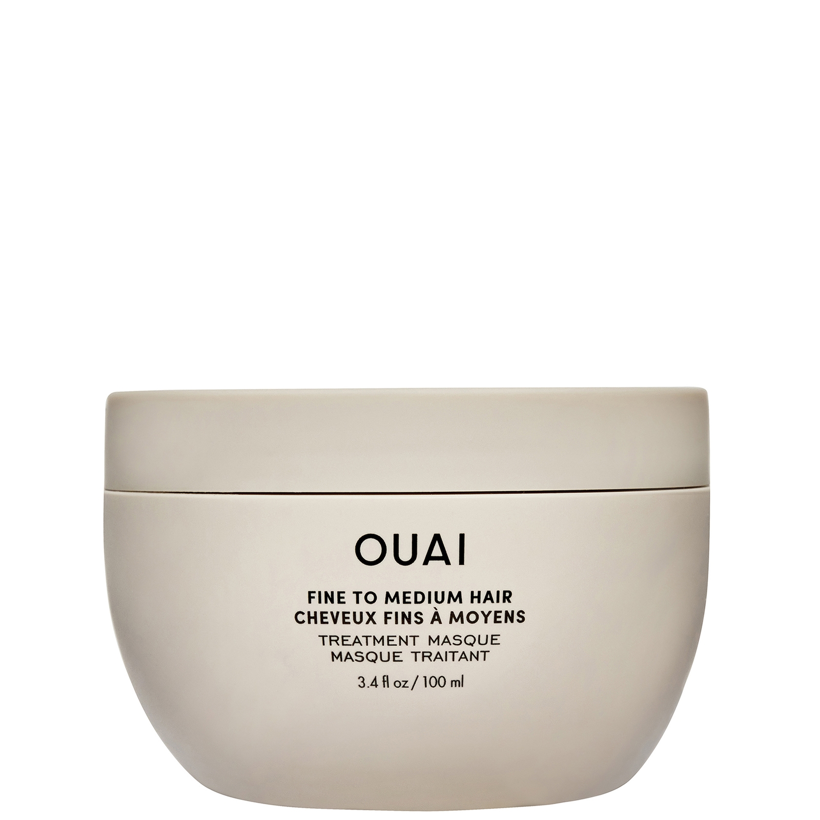 Ouai Fine/medium Hair Treament Masque Travel Size 100ml In White