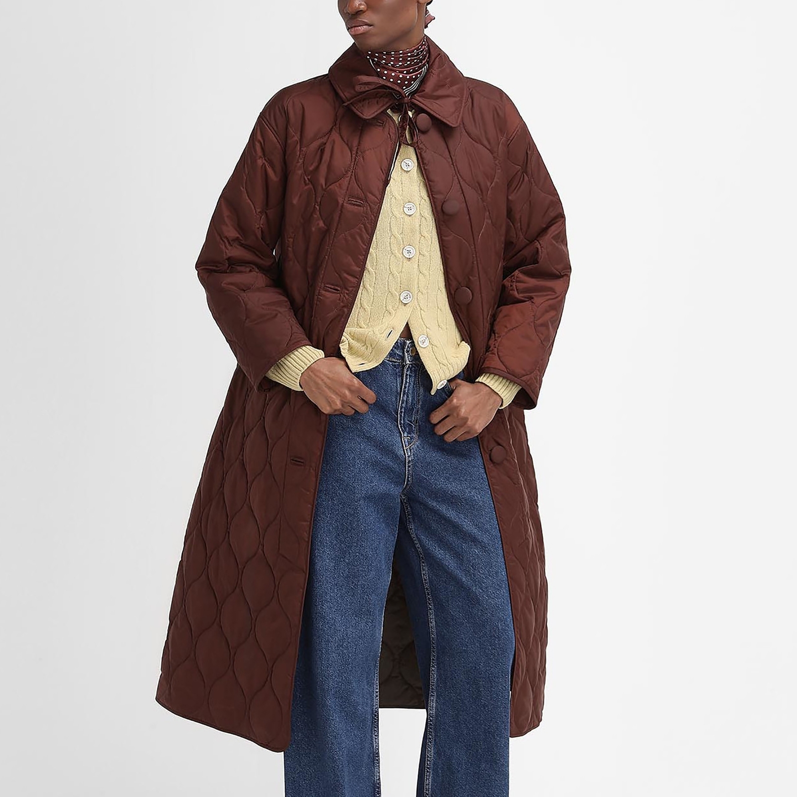 Barbour x The Edit by Alexa Chung Amy Quilted Jacket - UK 12