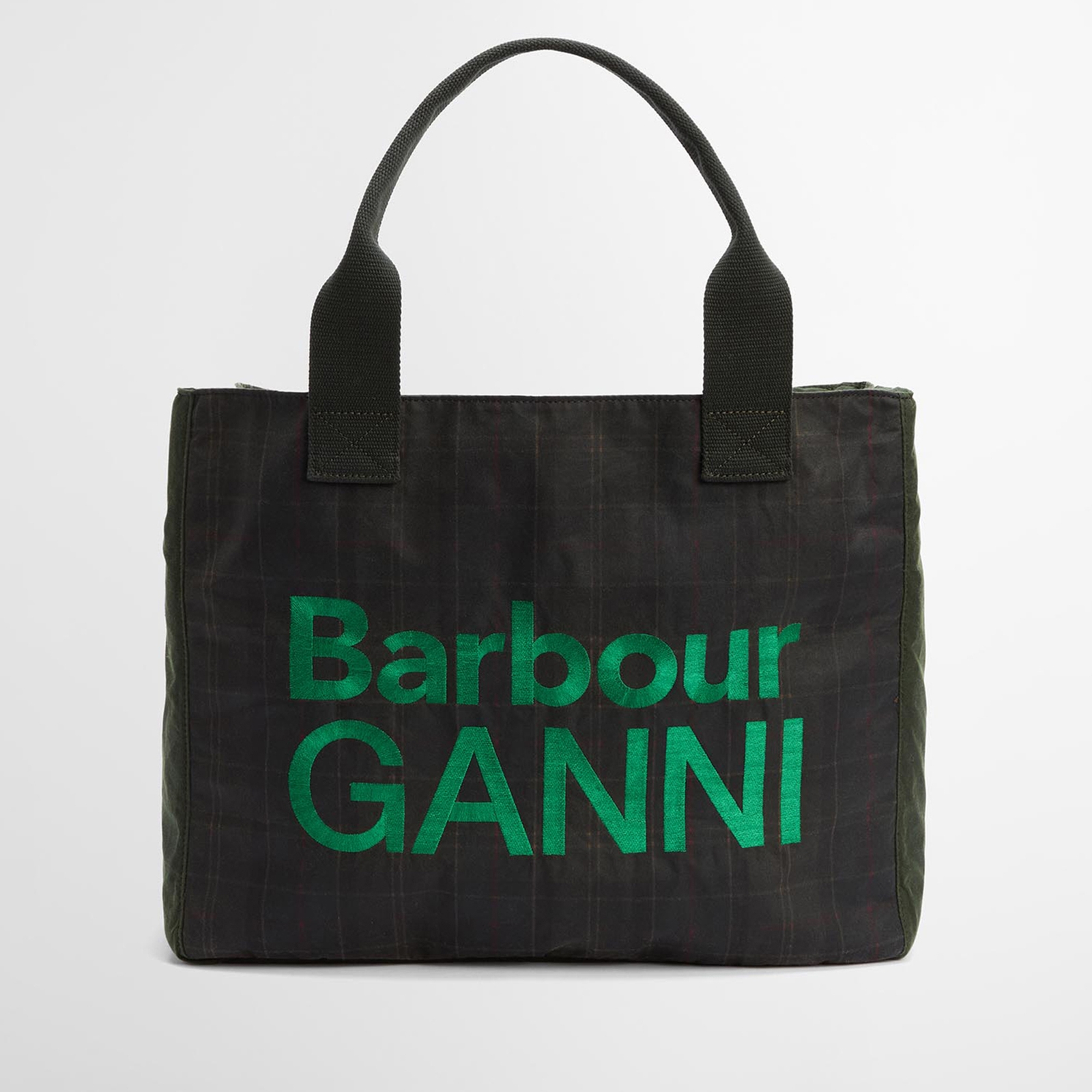 Barbour x GANNI Women's Wax Tote Bag - Dufflebag/Classic