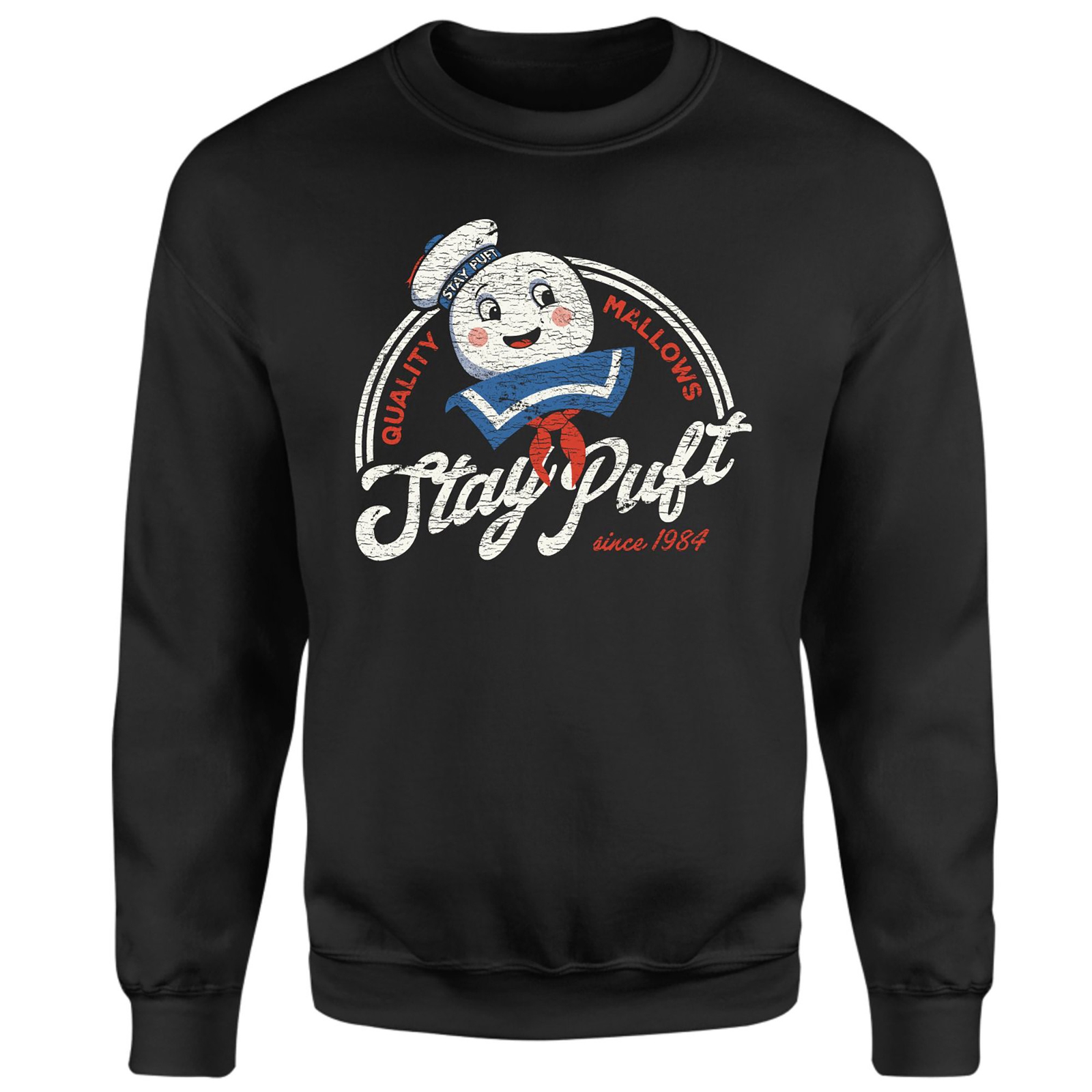 Ghostbusters Stay Puft Sweatshirt - Black - XS