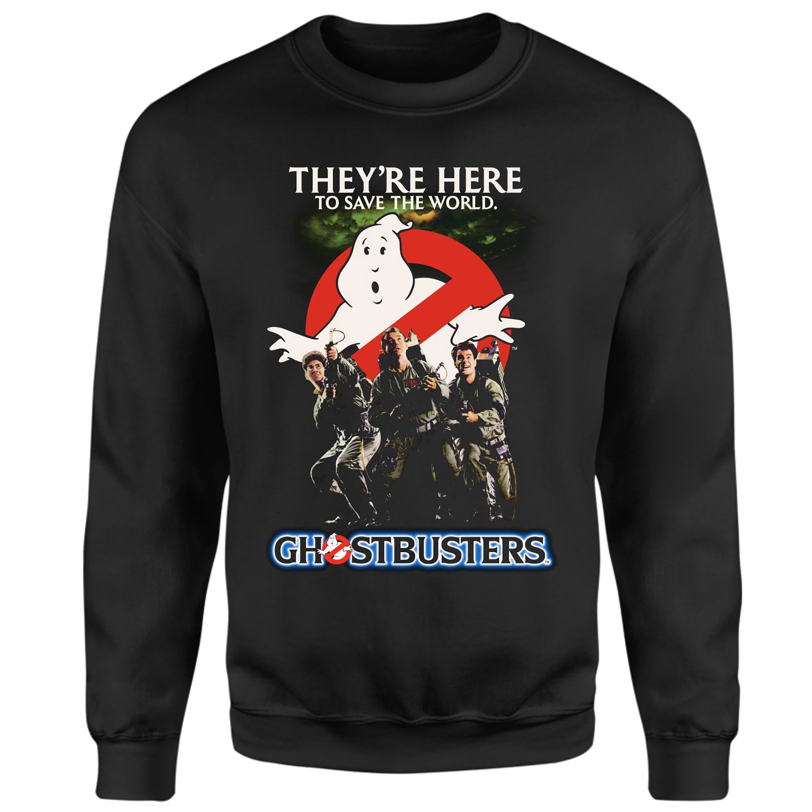 Ghostbusters Classic Poster Sweatshirt - Black - M