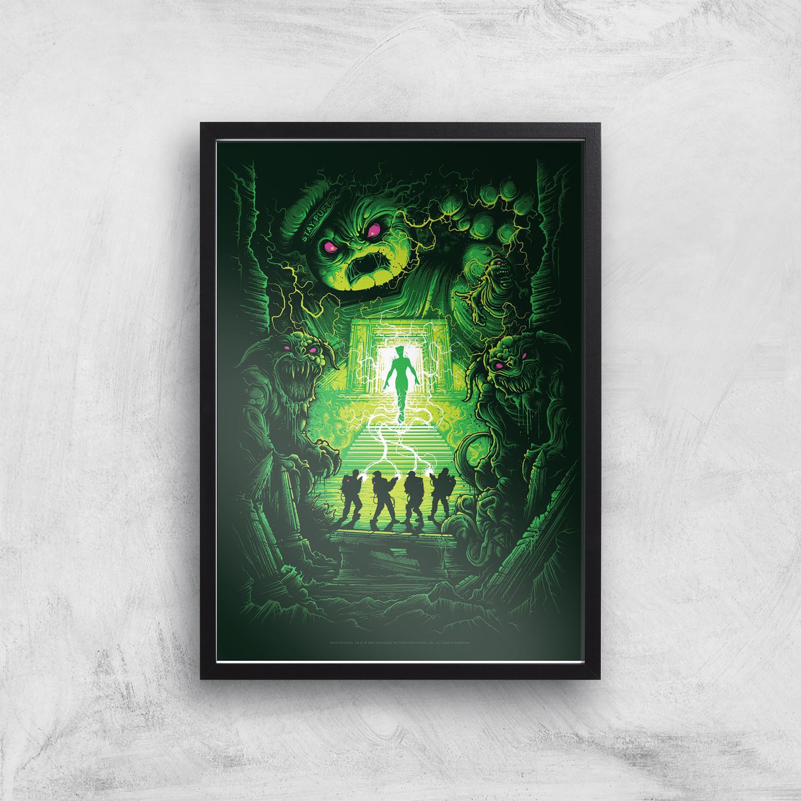 Ghostbusters Dan Mumford Giclee Art Print - A2 - Black Frame