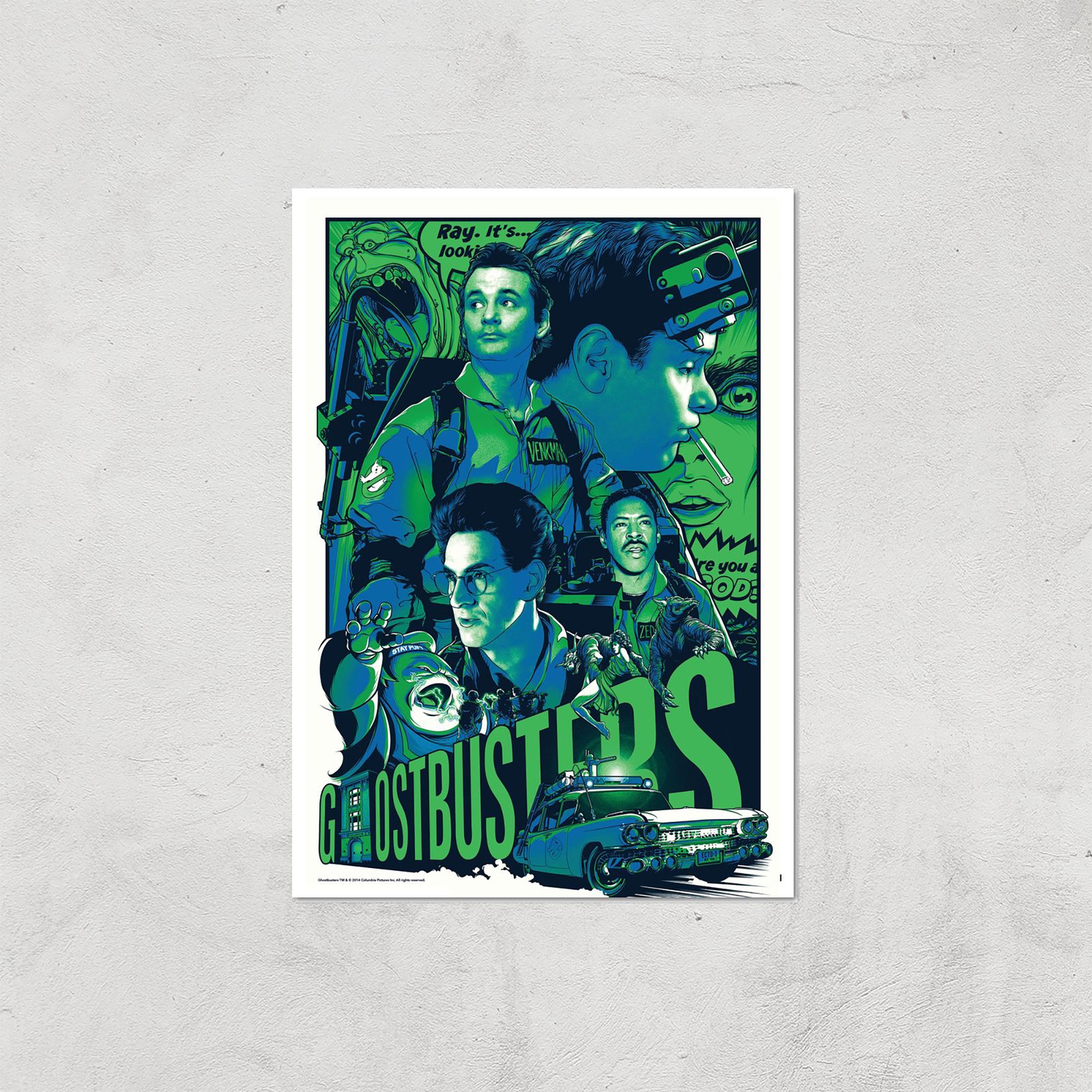 Ghostbusters Joshua Budich Giclee Art Print - A2 - Print Only