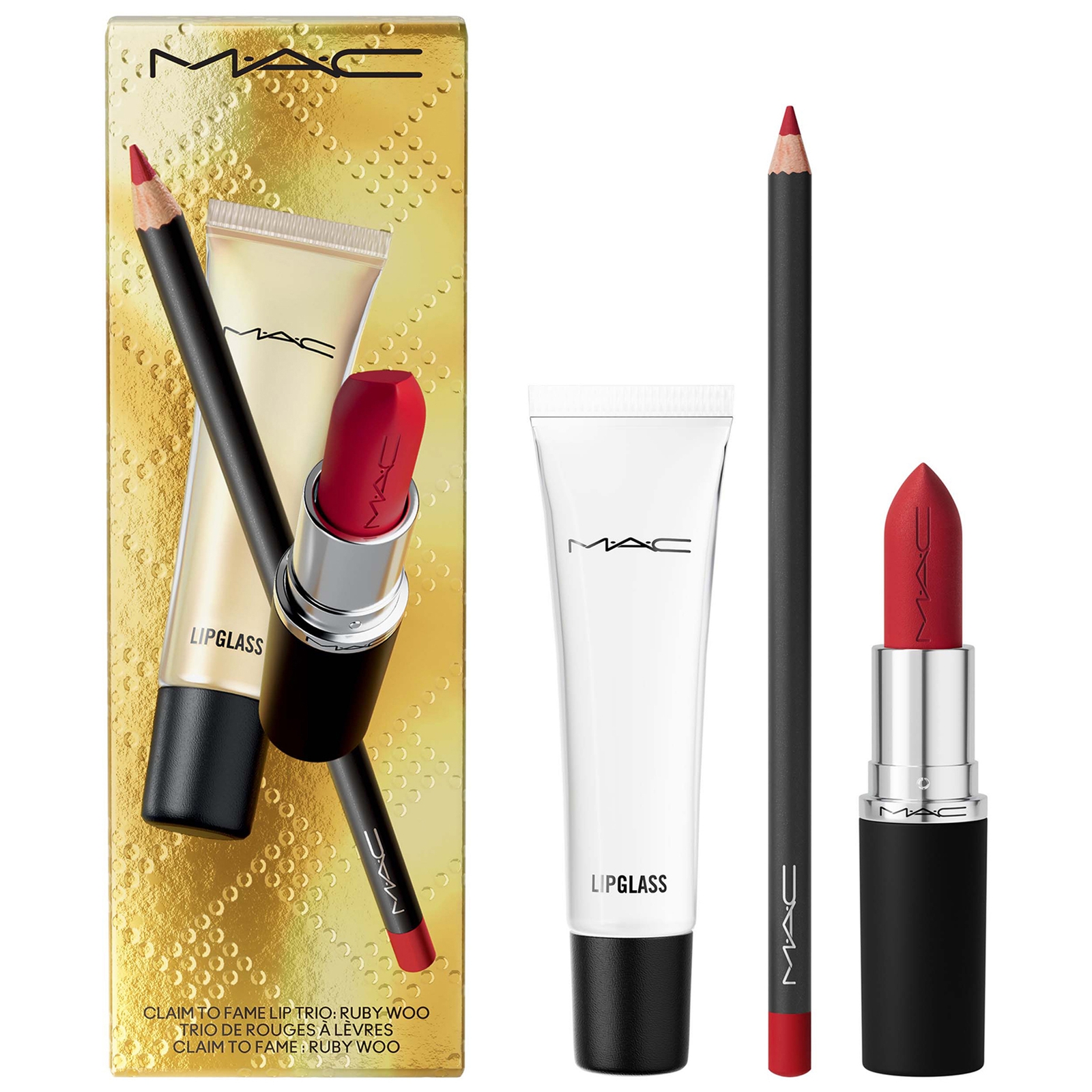 

MAC Claim To Fame Lip Trio - Ruby Woo