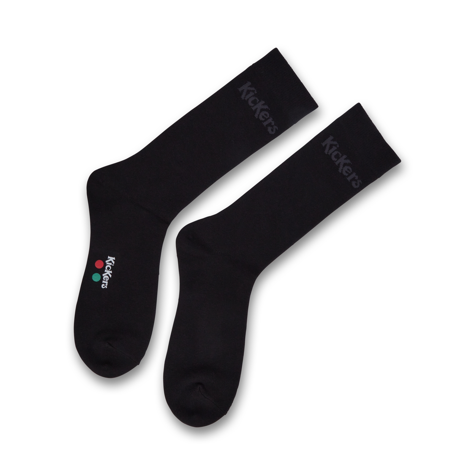 Adult Unisex Everyday Crew 3-Pack Socks Black - 9-11
