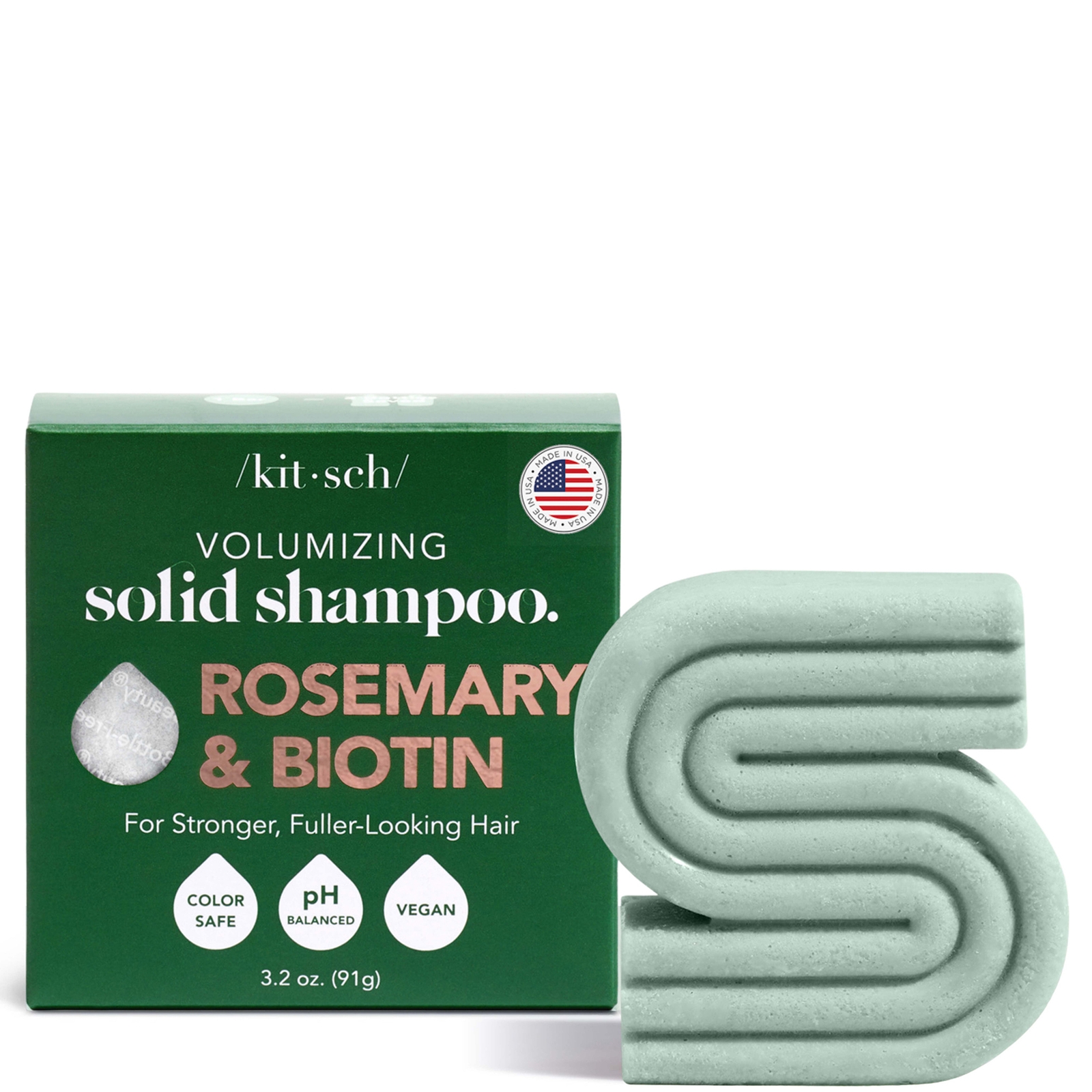 Shop Kitsch Rosemary & Biotin Volumising Solid Shampoo