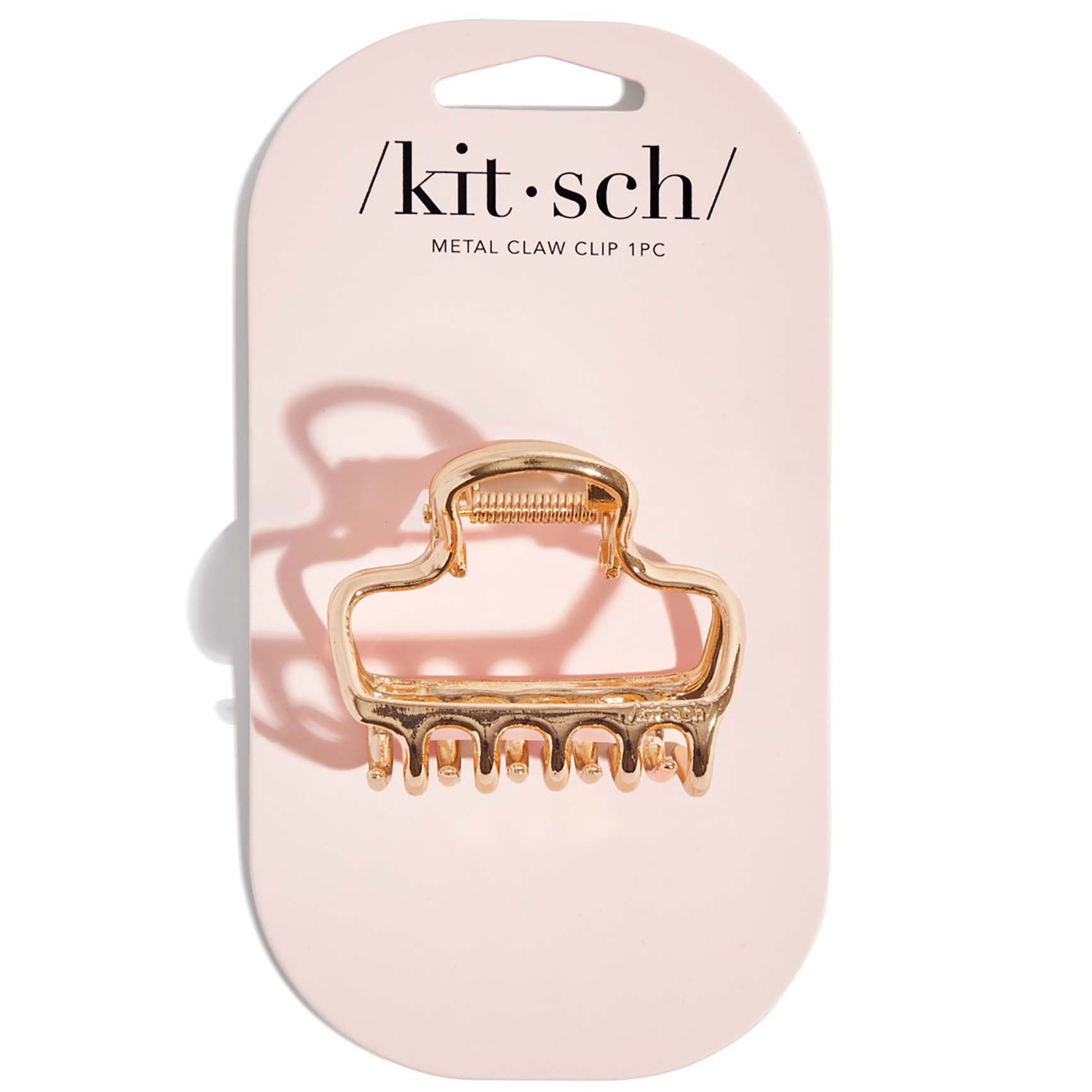 

Kitsch Metal Medium Open Shape Puffy Claw Clip - Gold