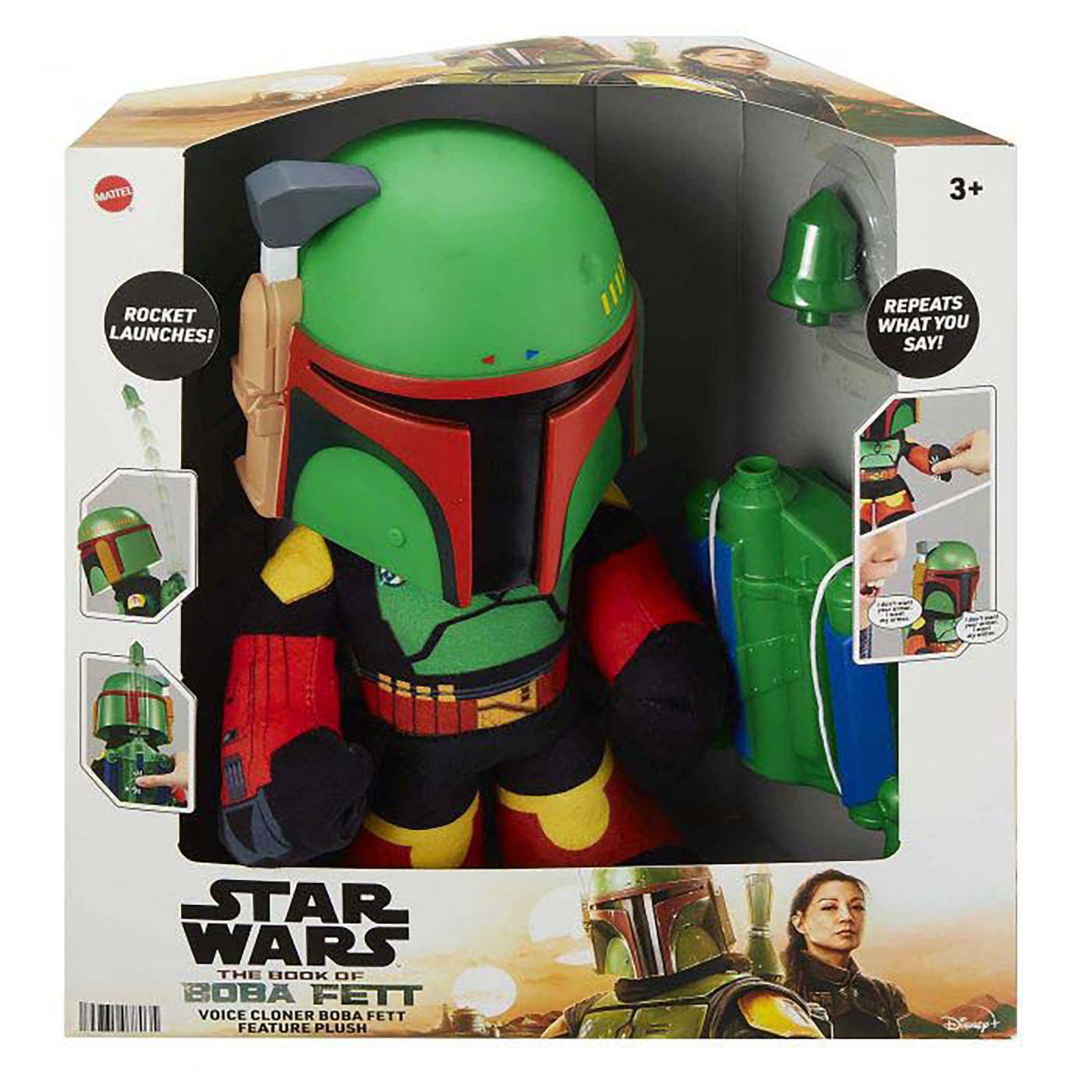 Click to view product details and reviews for Star Wars Boba Fett Voice Cloner Feature 12 Plush.