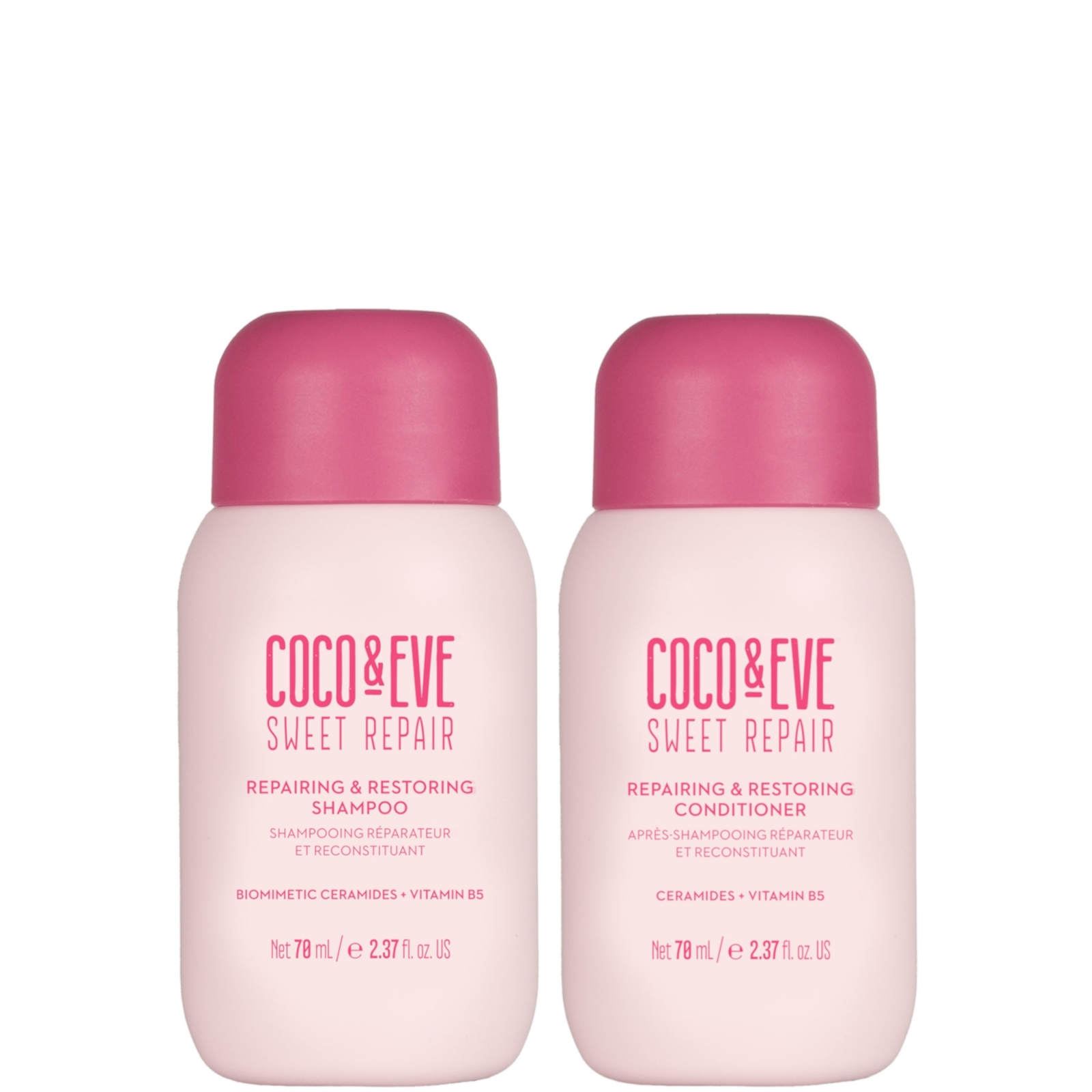 

Coco & Eve Repairing & Restoring Shampoo and Conditioner Travel Bundle
