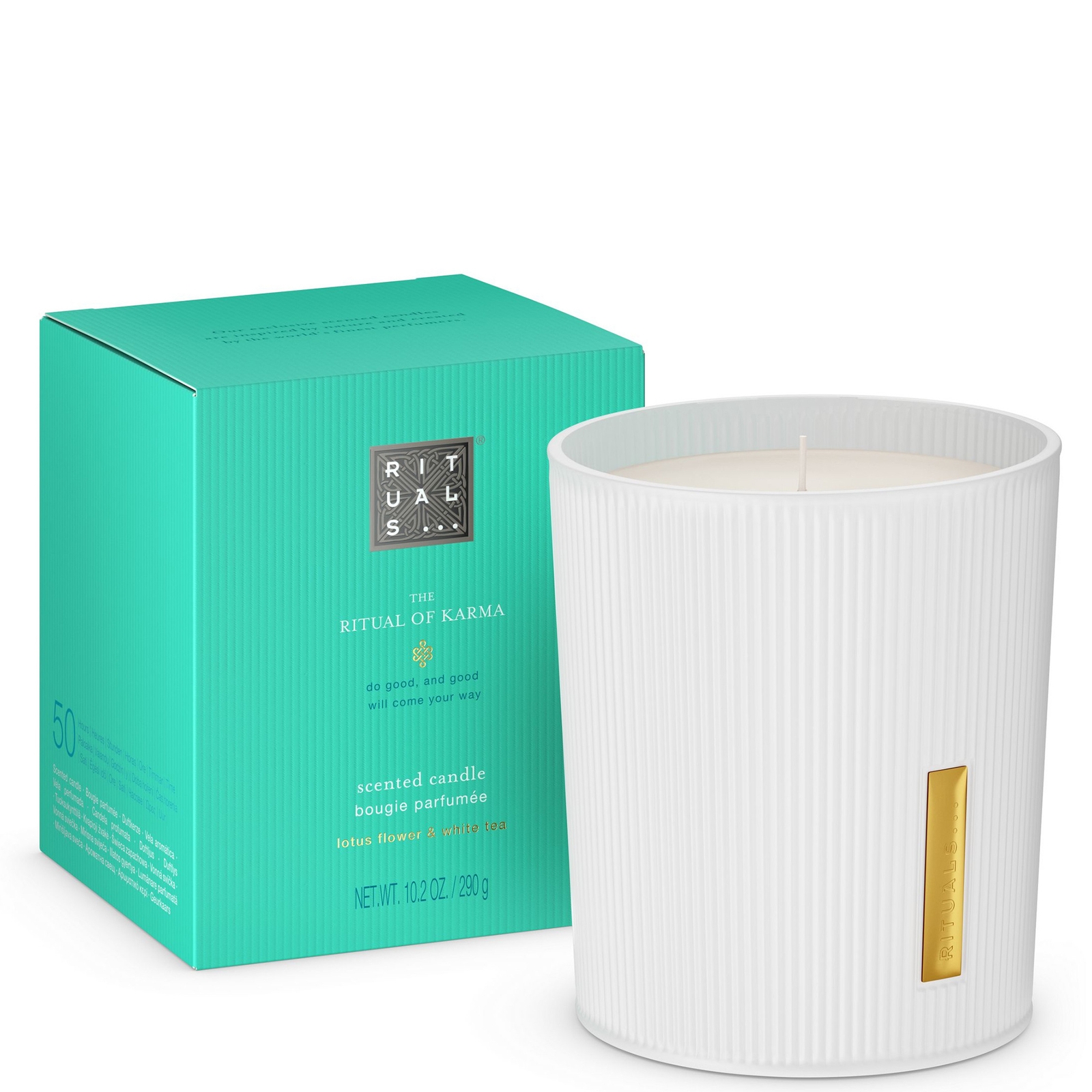 

Rituals The Ritual of Karma - Delicately Sweet Lotus & White Tea - Scented Candle 290g