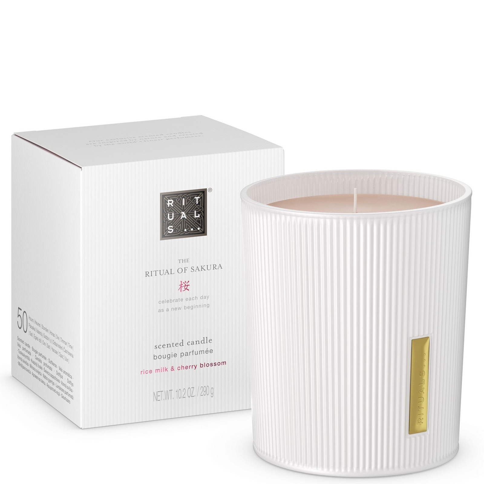 

Rituals The Ritual of Sakura - Floral Cherry Blossom & Rice Milk - Scented Candle 290g