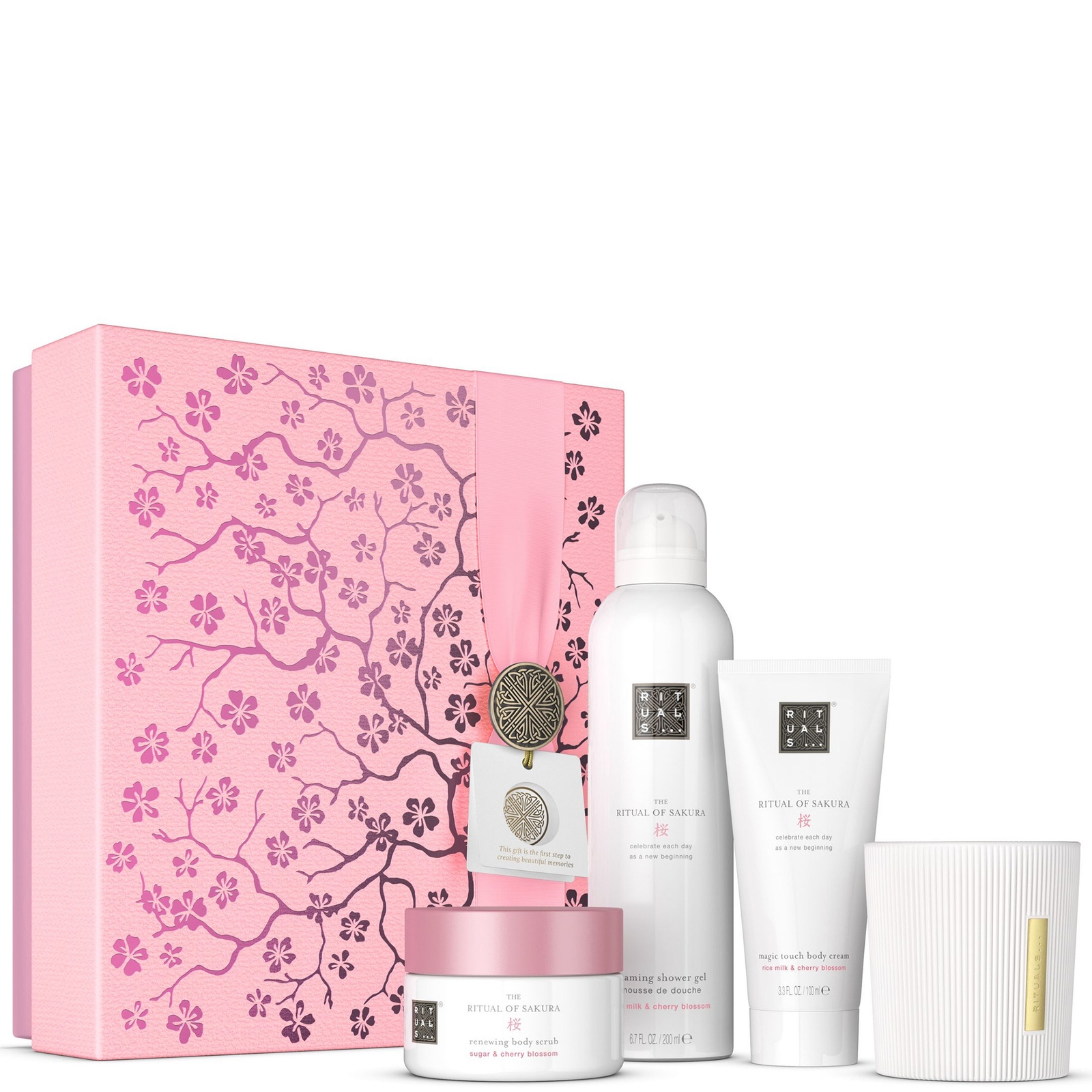 

Rituals The Ritual of Sakura - Floral Cherry Blossom & Rice Milk - Medium Bath and Body Gift Set