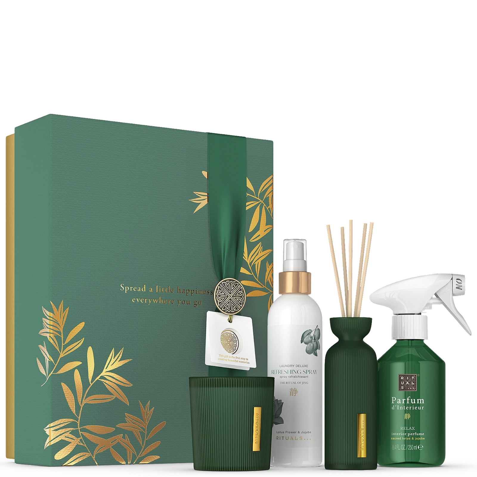 Shop Rituals The Ritual Of Jing - Subtle Floral Lotus & Jujube - Large Home Gift Set (worth £66.30)