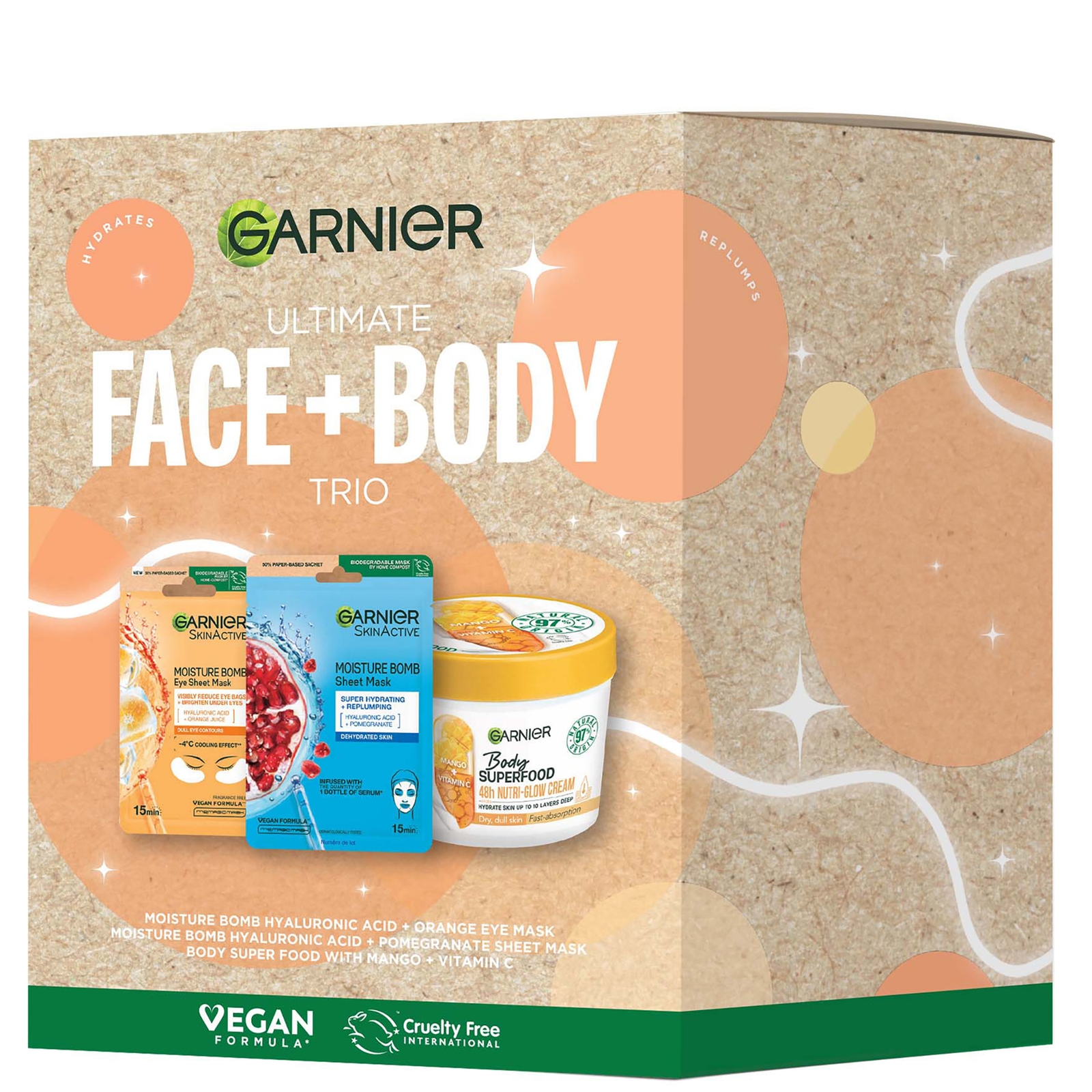 

Garnier Ultimate Face and Body Trio Giftset