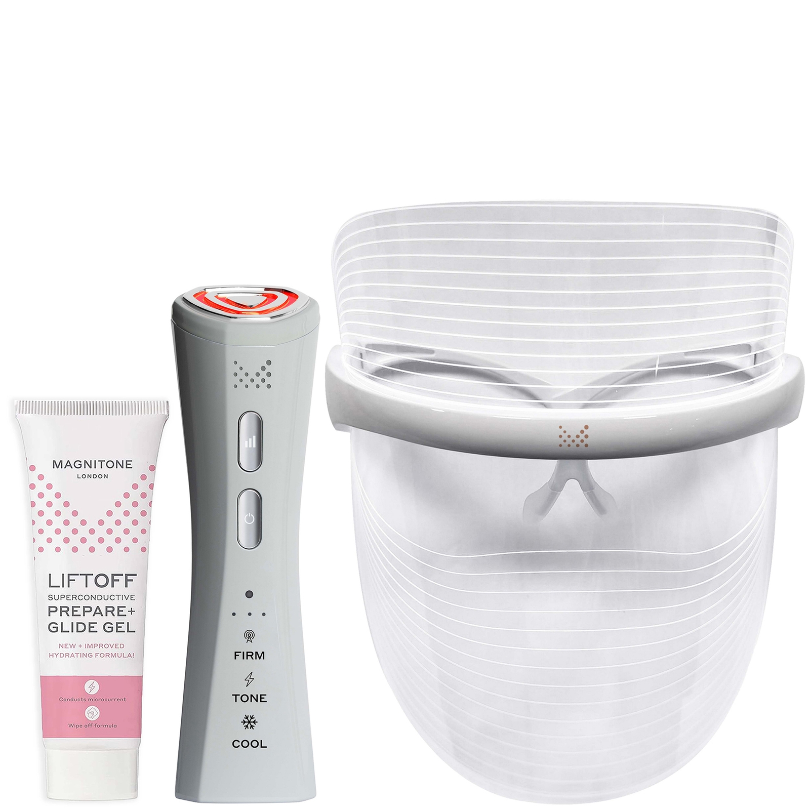 

MAGNITONE London GetLit LED Face Mask with FaceRocket Firming and Toning Device Bundle