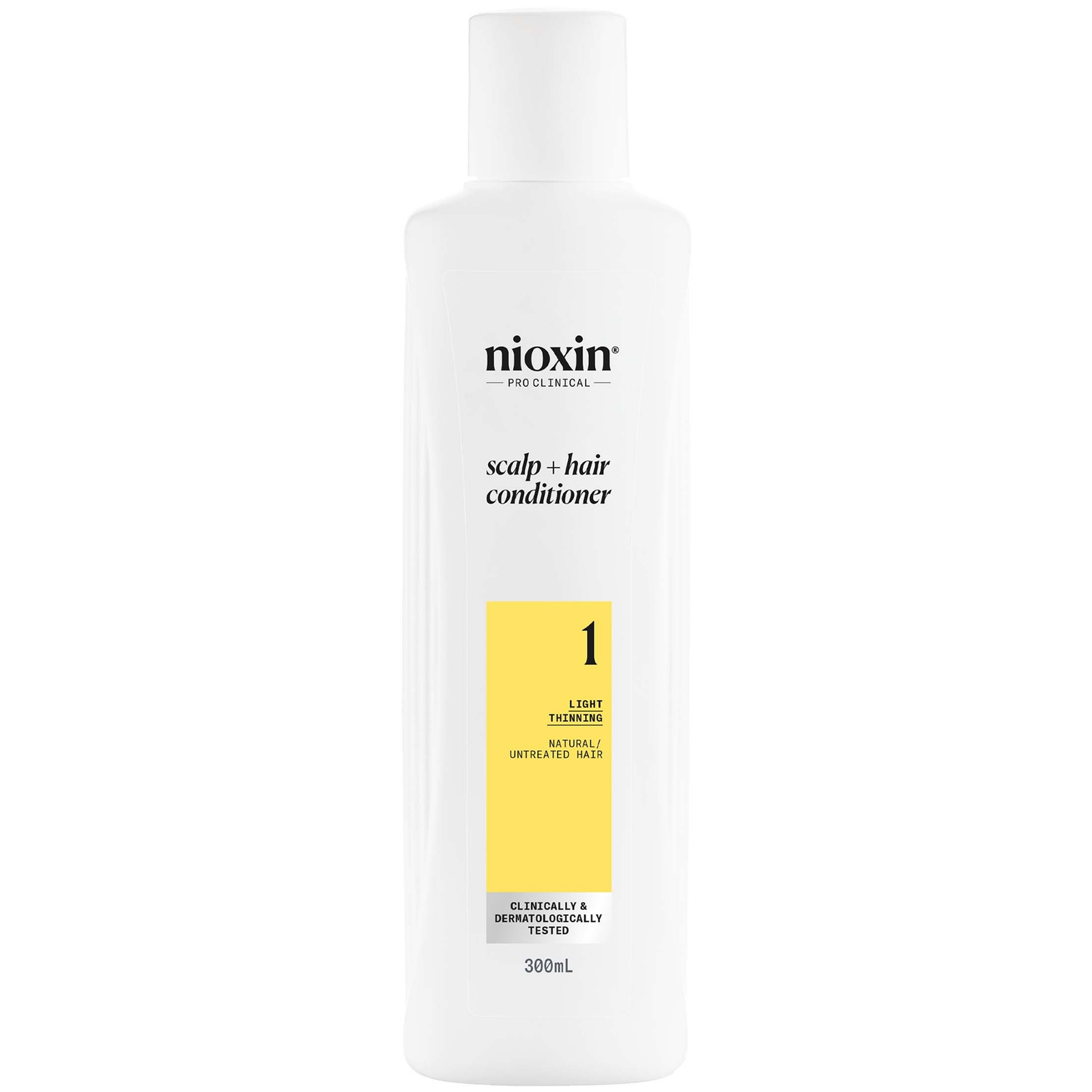 Nioxin Scalp And Hair Thickening System 1 Conditioner For Natural Hair With Light Thinning 300ml In White