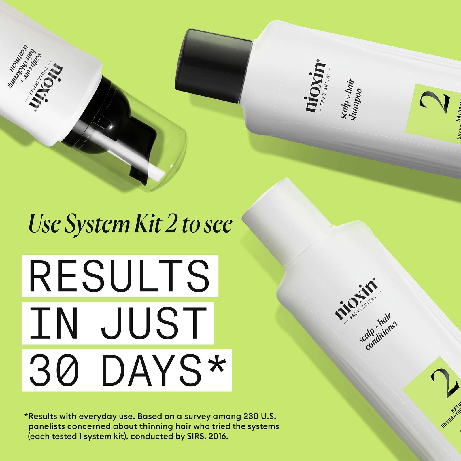 Thumbnail - NIOXIN Scalp and Hair Thickening System 2 Shampoo for Natural Hair with Progressed Thinning 300ml