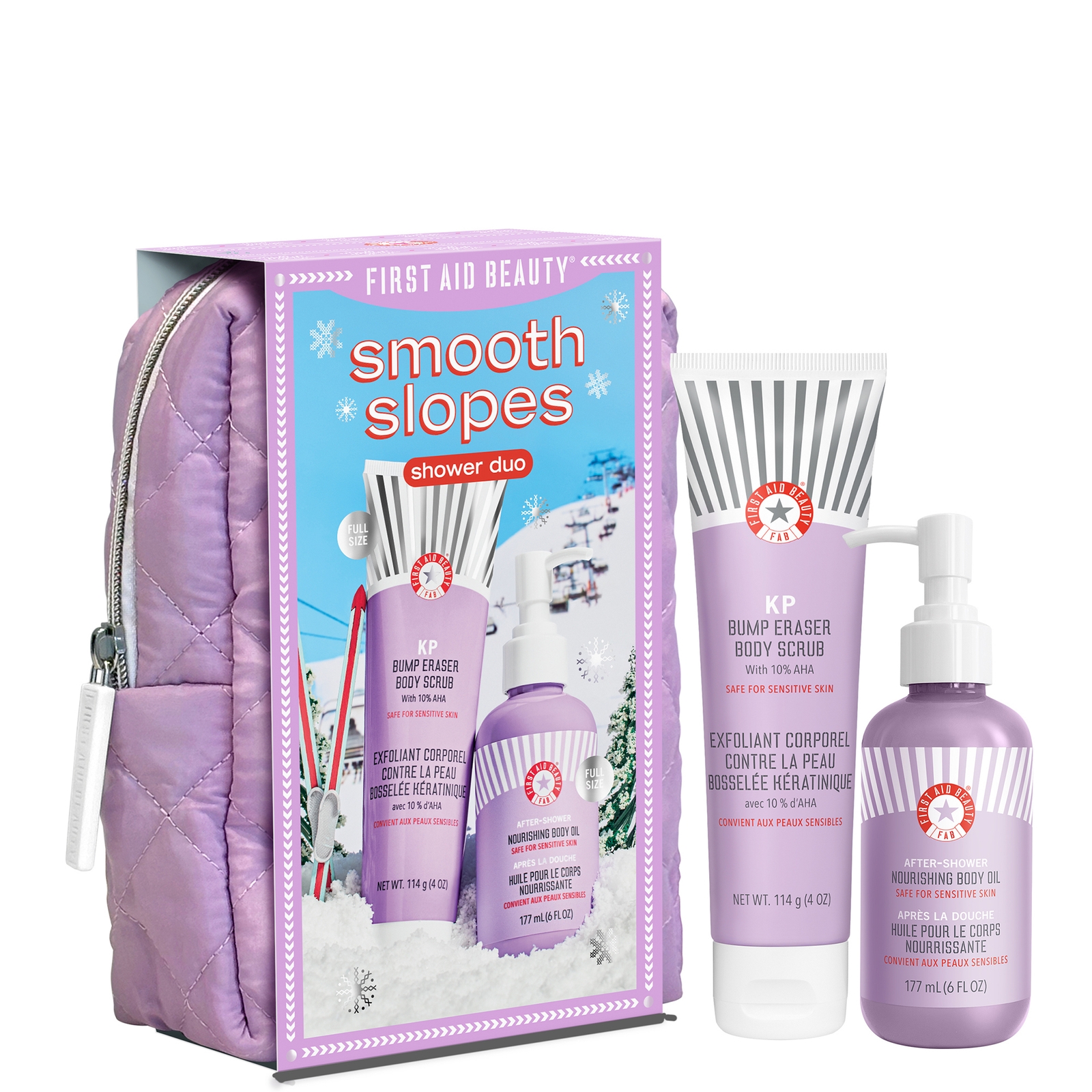 

First Aid Beauty Smooth Slopes – Shower Duo Holiday Gift Set
