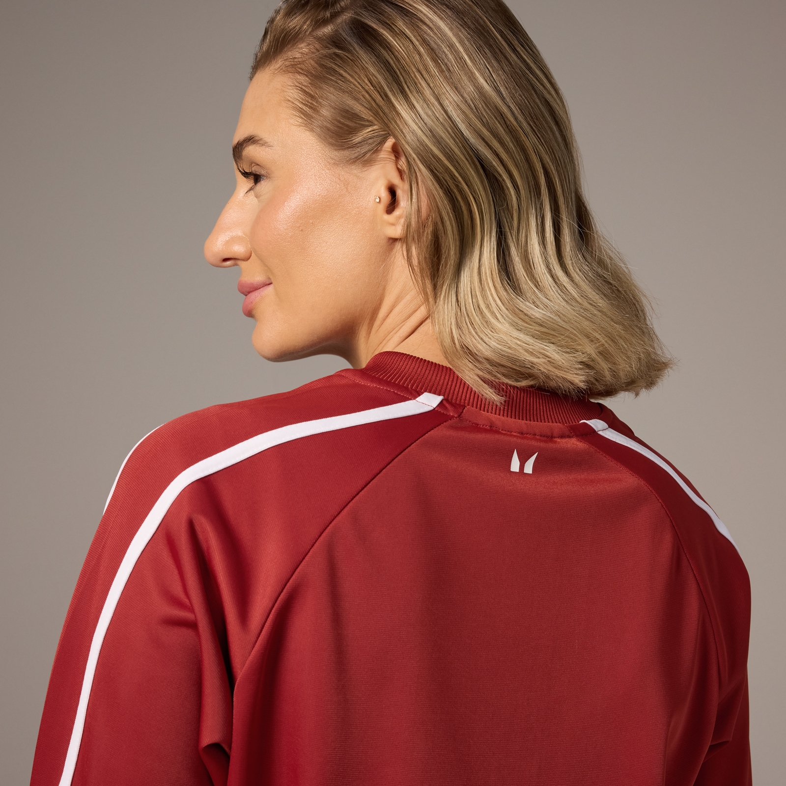 Thumbnail - MP X Tatiana Kontrast-Trainingsjacke mit Reißverschluss – Verwaschens Rostbraun - XXL