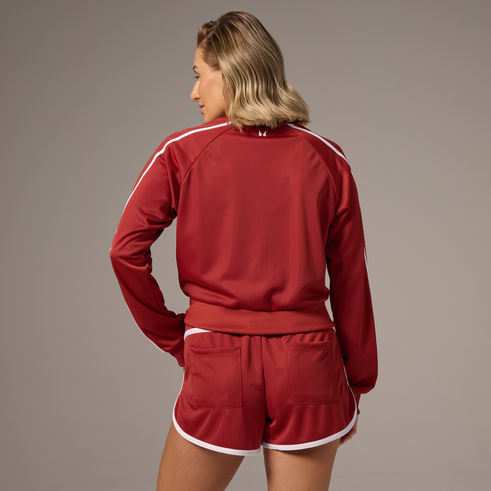 5059883456621 - X Tatiana Kontrast-Trainingsjacke mit Reißverschluss – Verwaschens Rostbraun - S 5059883456621 - X Tatiana Kontrast-Trainingsjacke mit Reißverschluss – Verwaschens Rostbraun - S