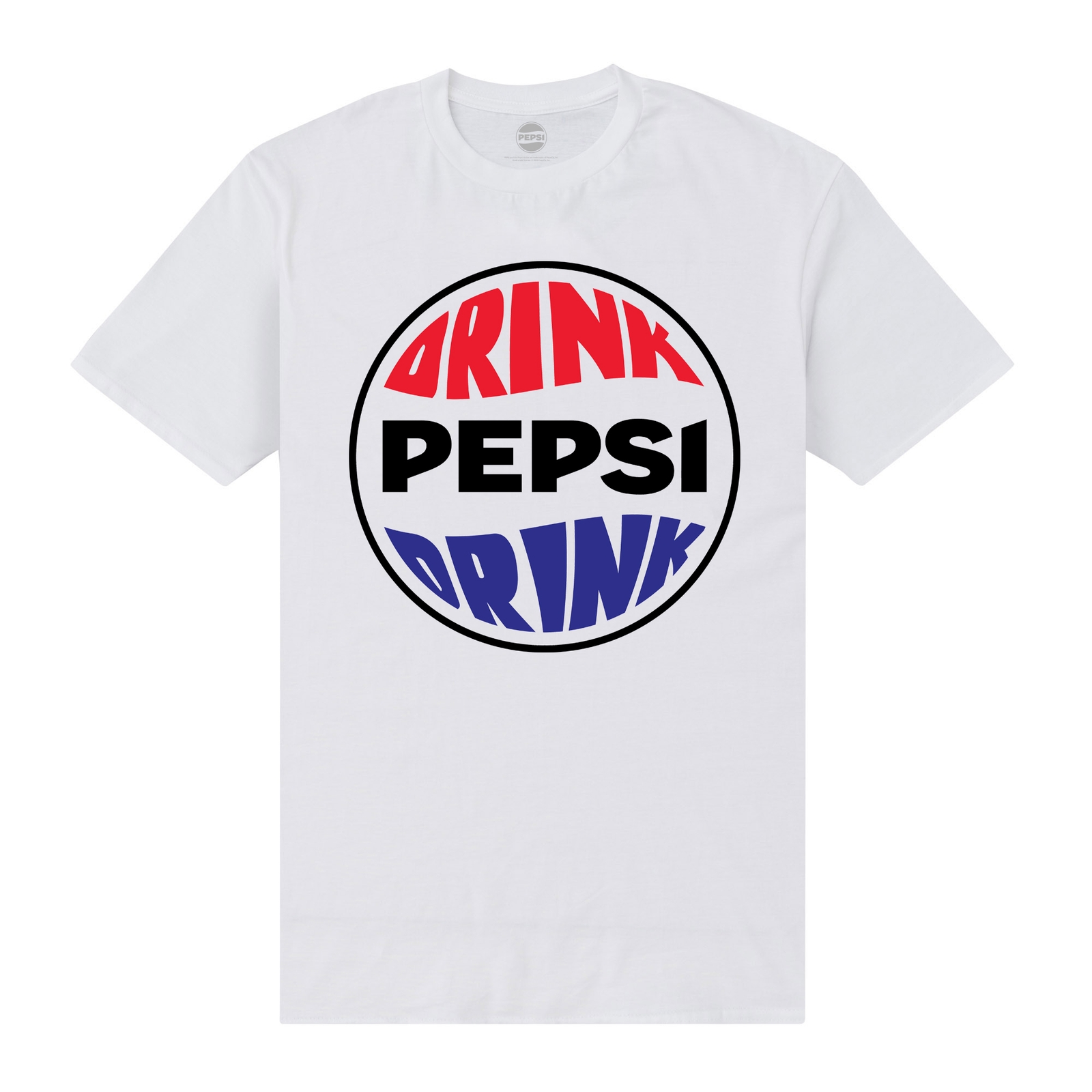 Pepsi Co. Drink Pepsi Drink Men's T-Shirt - White - S