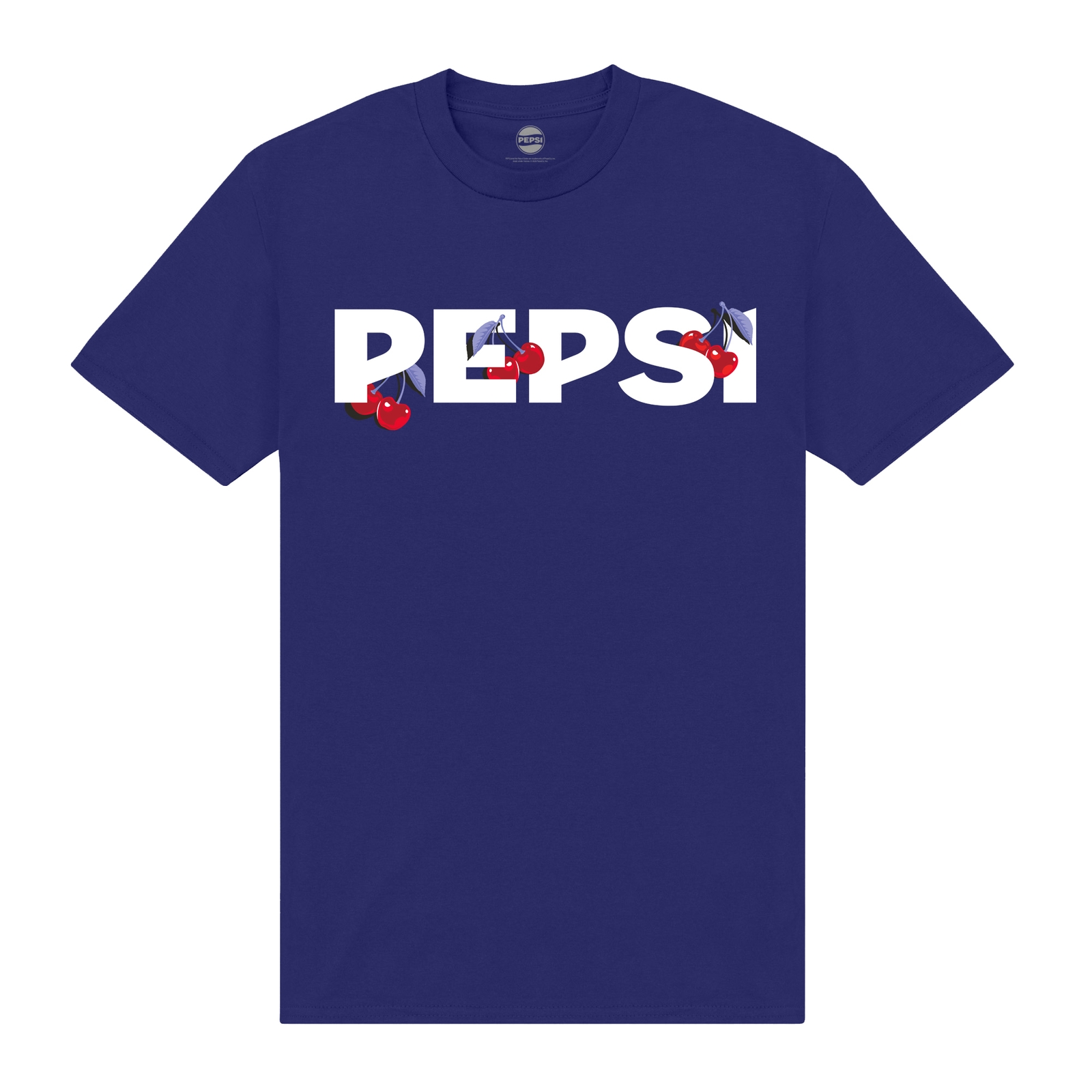 Pepsi Co. Cherry Men's T-Shirt - Blue - S