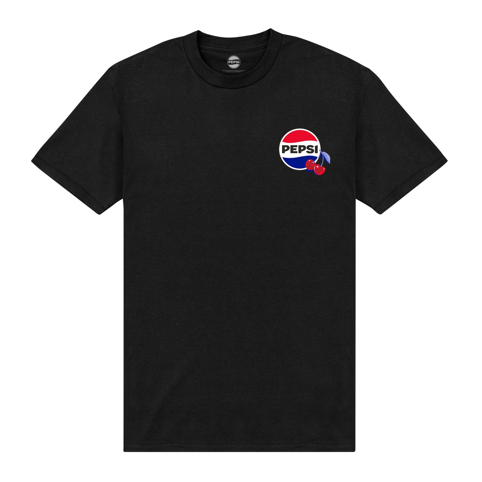 Pepsi Co. Logo Men's T-Shirt - Black - 3XL