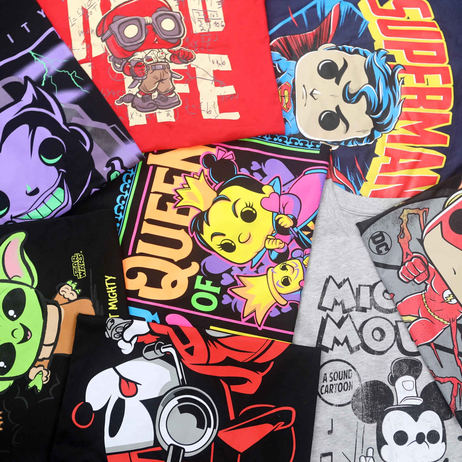 Mystery Funko T-Shirts - 5-Pack - S