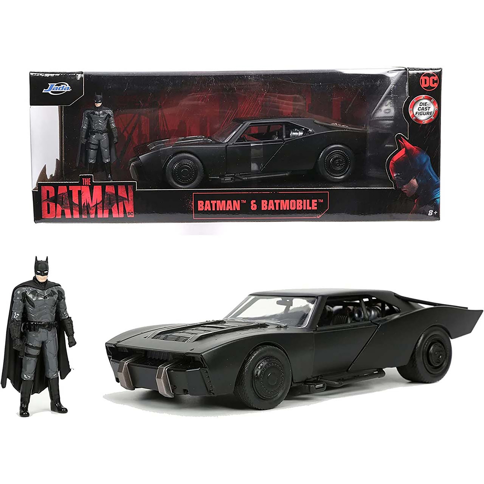 Jada DC Comics The Batman & Batmobile 1:24