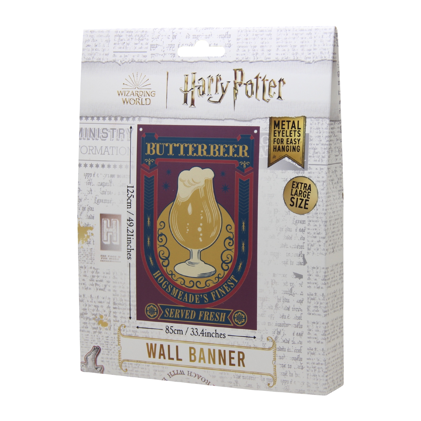 Click to view product details and reviews for Harry Potter Butterbeer Wall Banner.