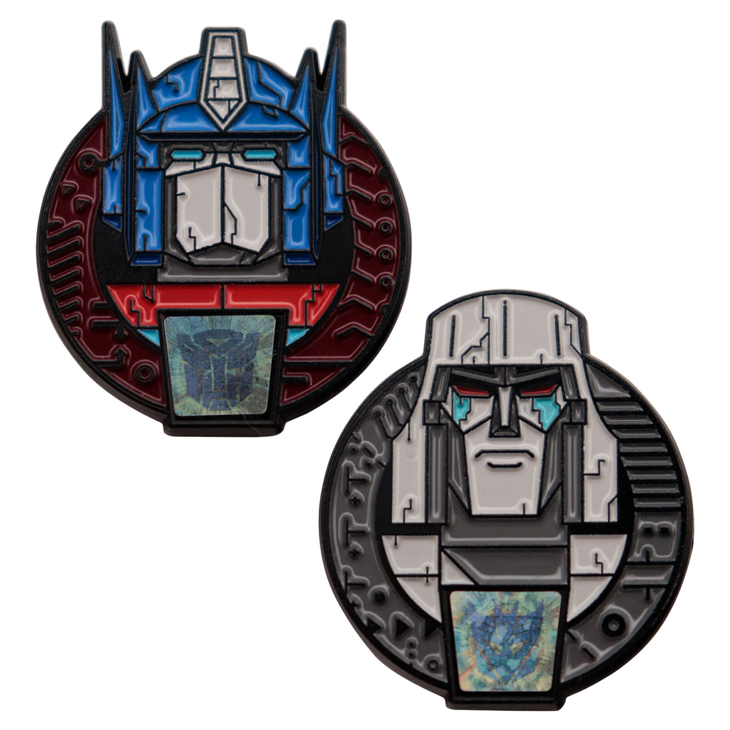 Click to view product details and reviews for Transformers 40th Anniversary Twin Set Of Pin Badges.