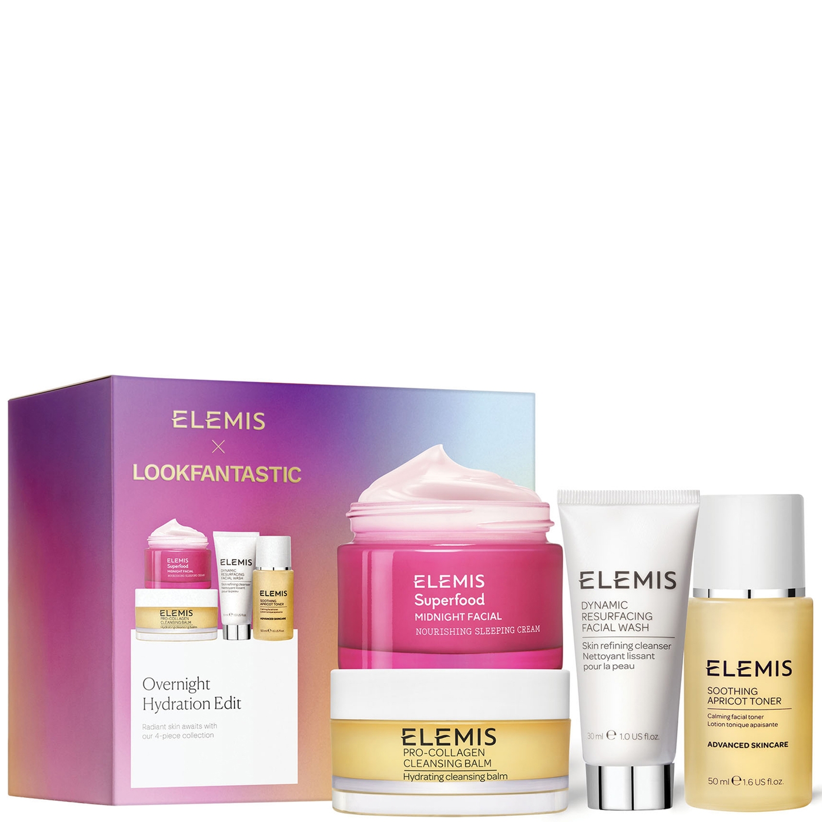 

Elemis x Look Fantastic Overnight Hydration Edit