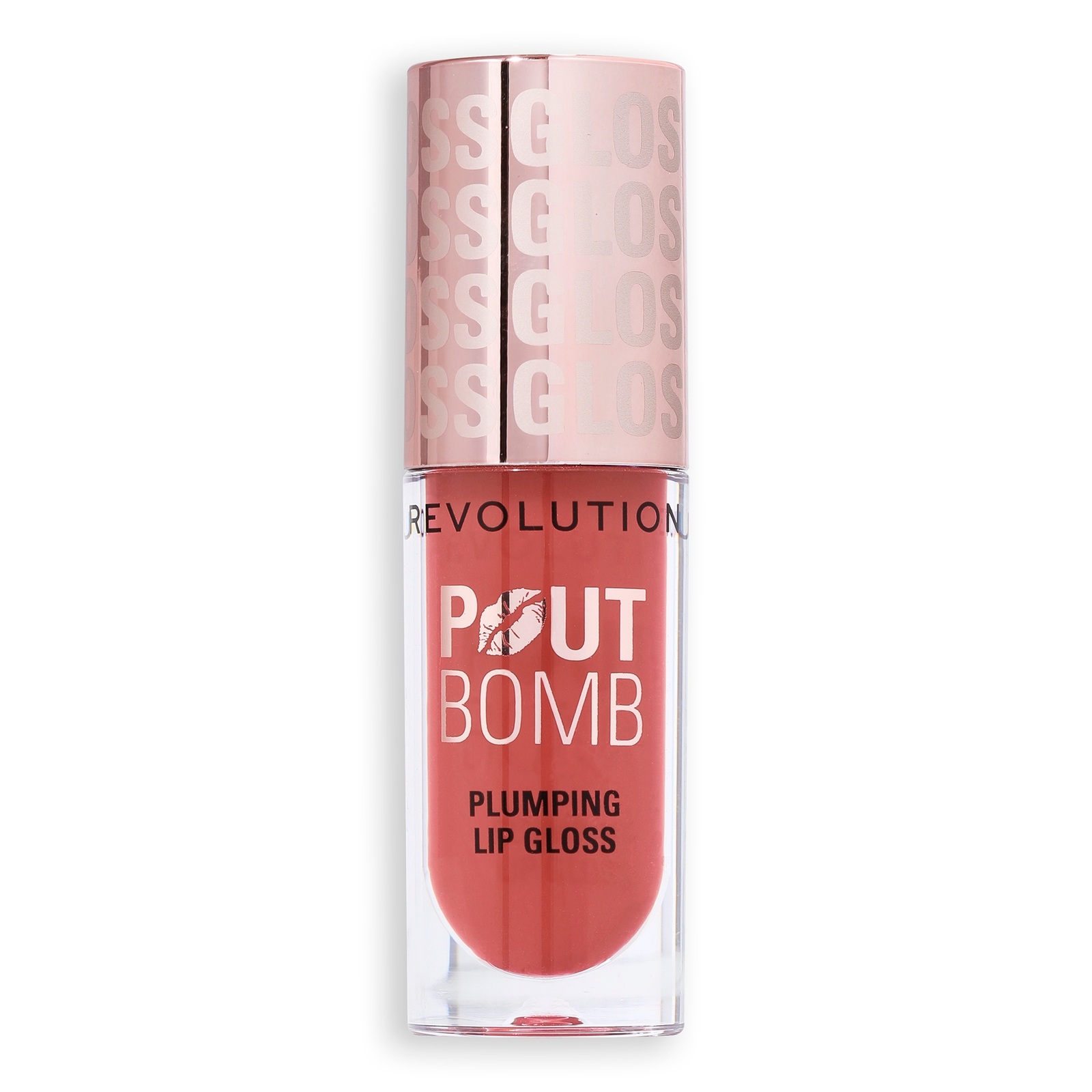 Image of Makeup Revolution Pout Bomb Plumping Gloss Jelly 4.5ml (Various Shades) - Melba Warm Peach051