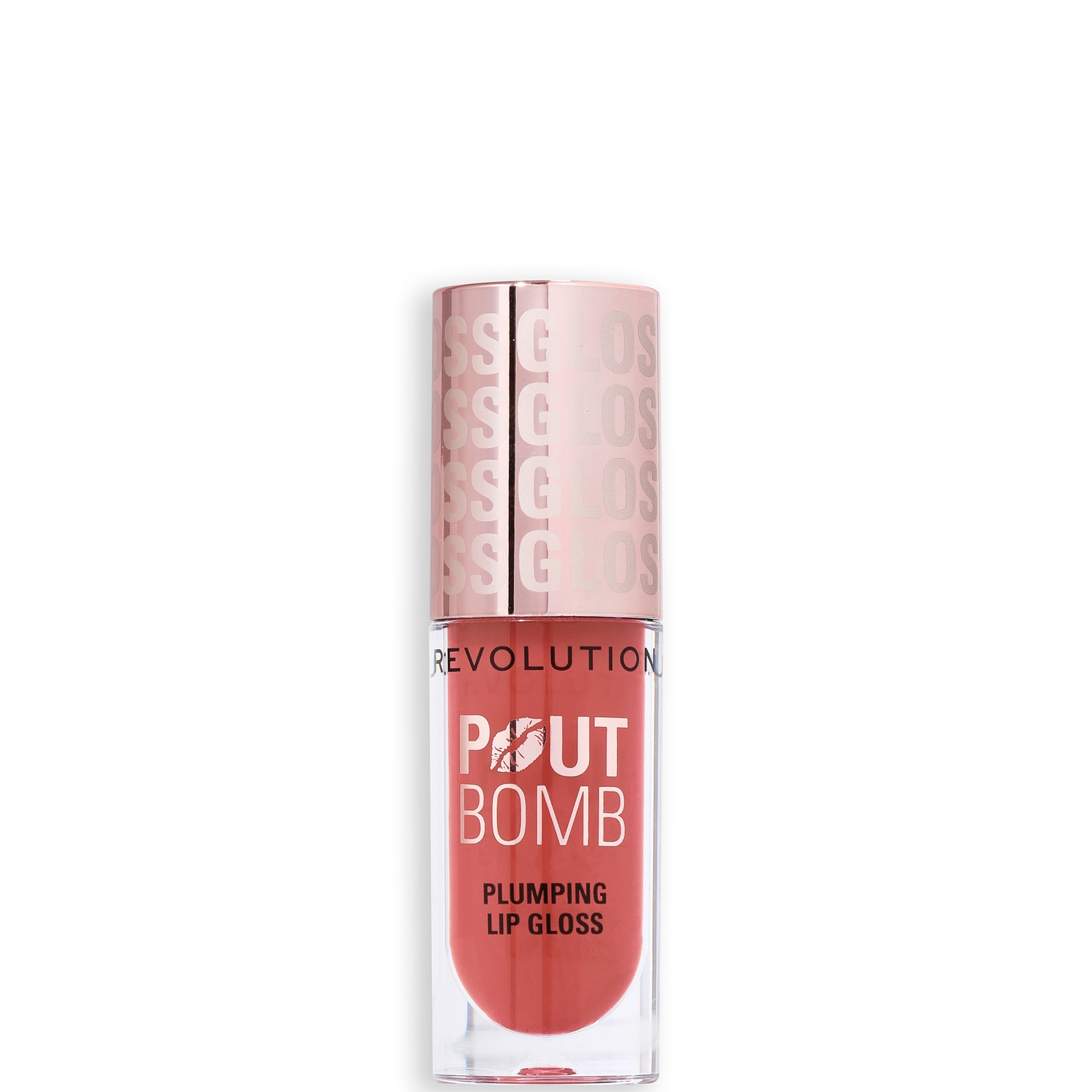 Image of Makeup Revolution Pout Bomb Plumping Gloss Jelly 4.5ml (Various Shades) - Melba Warm Peach051