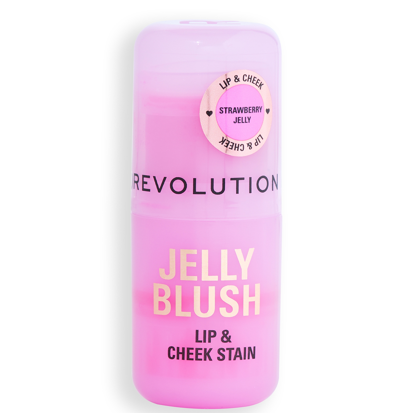 Makeup Revolution Jelly Blush Stick Lip and Cheek Stain 5.5g (Various Shades) - Strawberry Pink