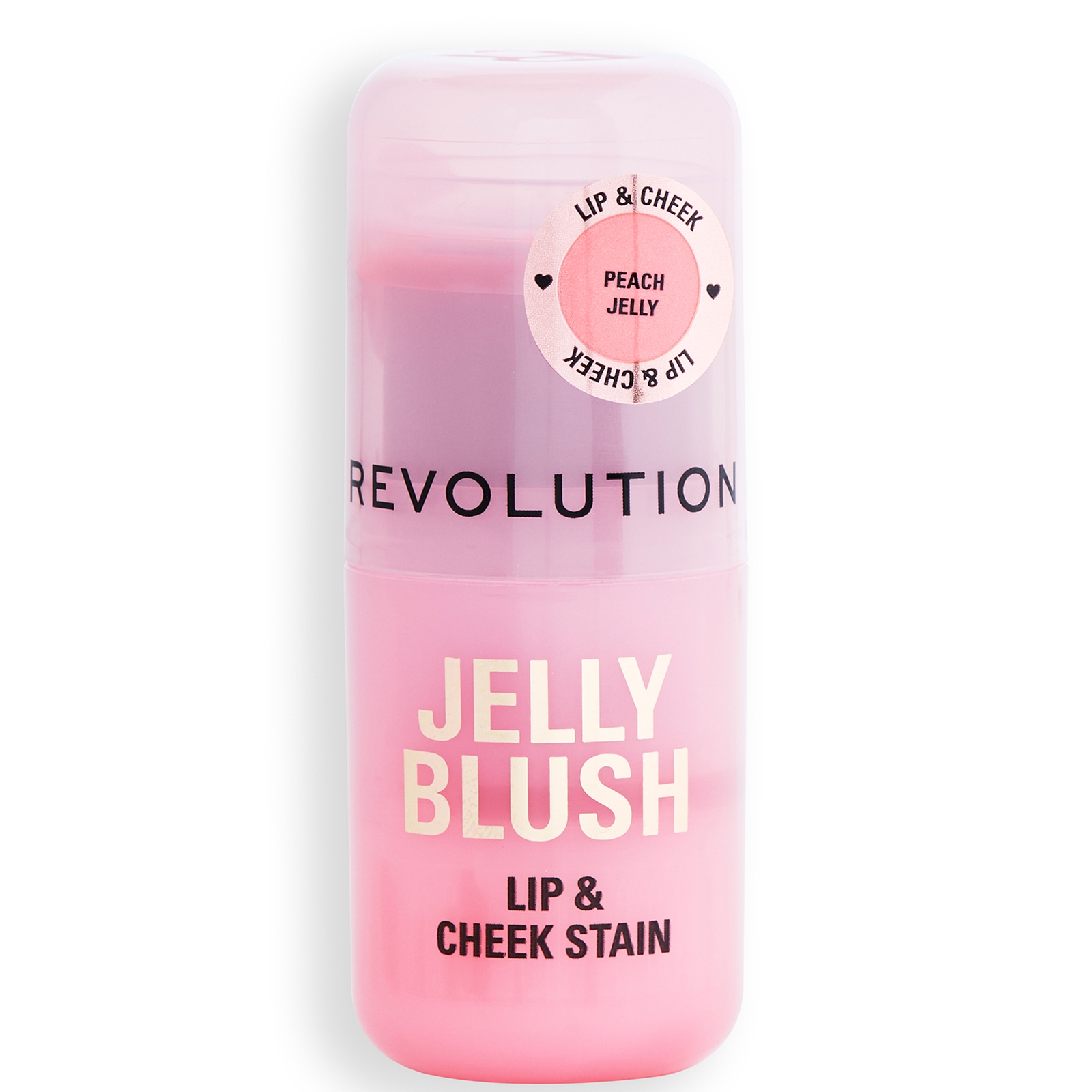 Makeup Revolution Jelly Blush Stick Lip And Cheek Stain 5.5g (various Shades) - Peach Orange In Peach Orange