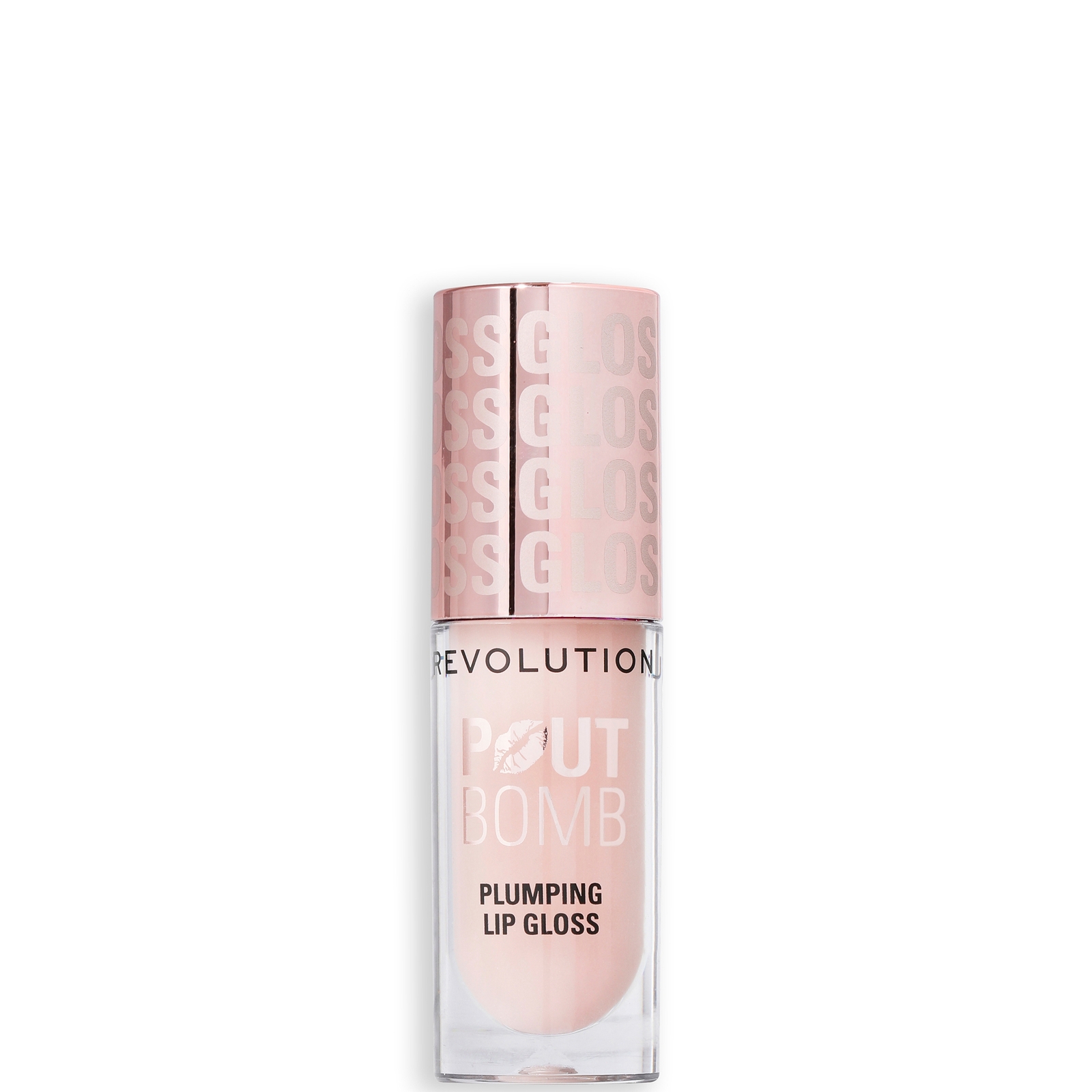 Makeup Revolution Pout Bomb Plumping Gloss Jelly 4.5ml (Various Shades) - Milky Sheer Holo