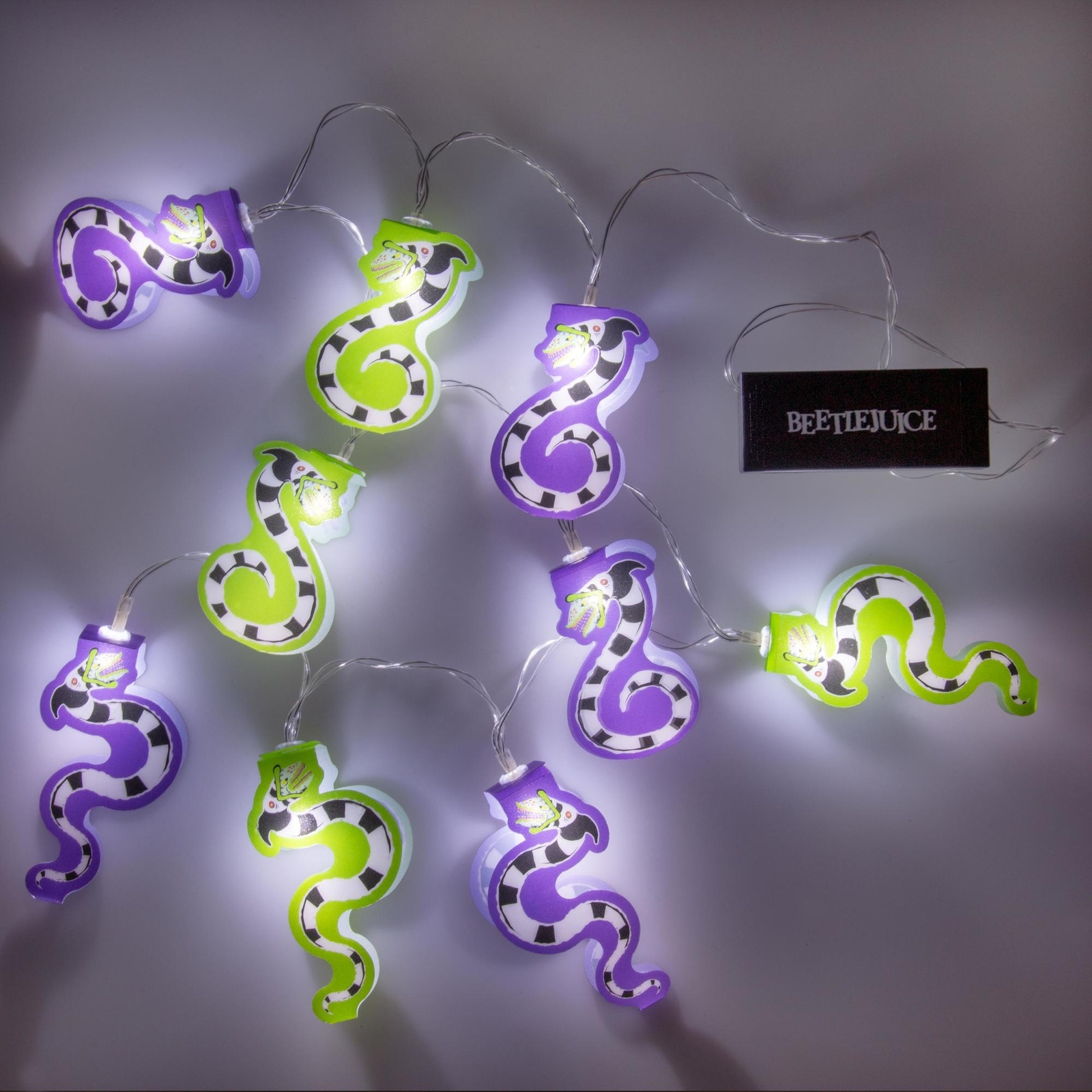 Beetlejuice Shaped String Lights