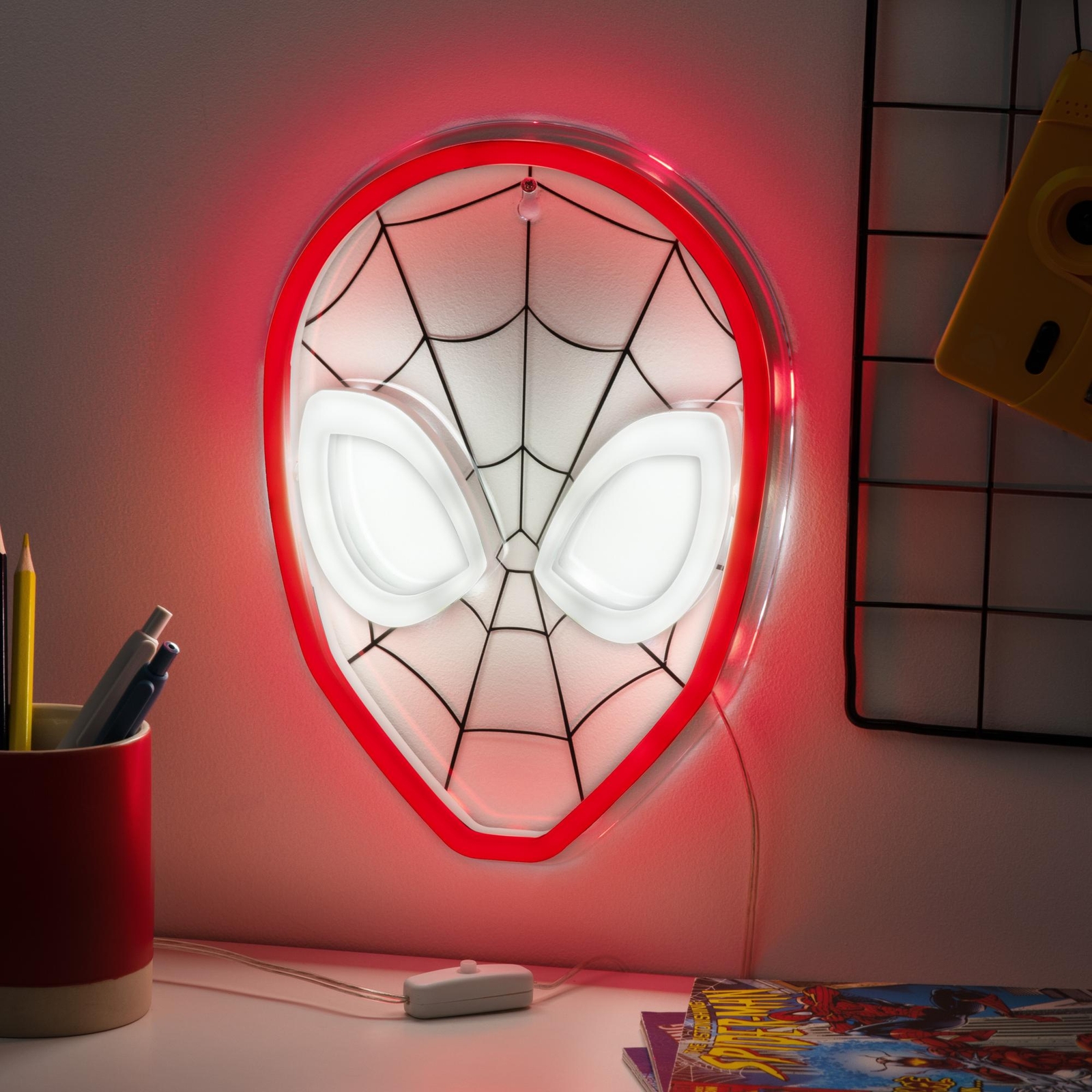 Click to view product details and reviews for Spiderman Wall Mountable Led Neon Light.