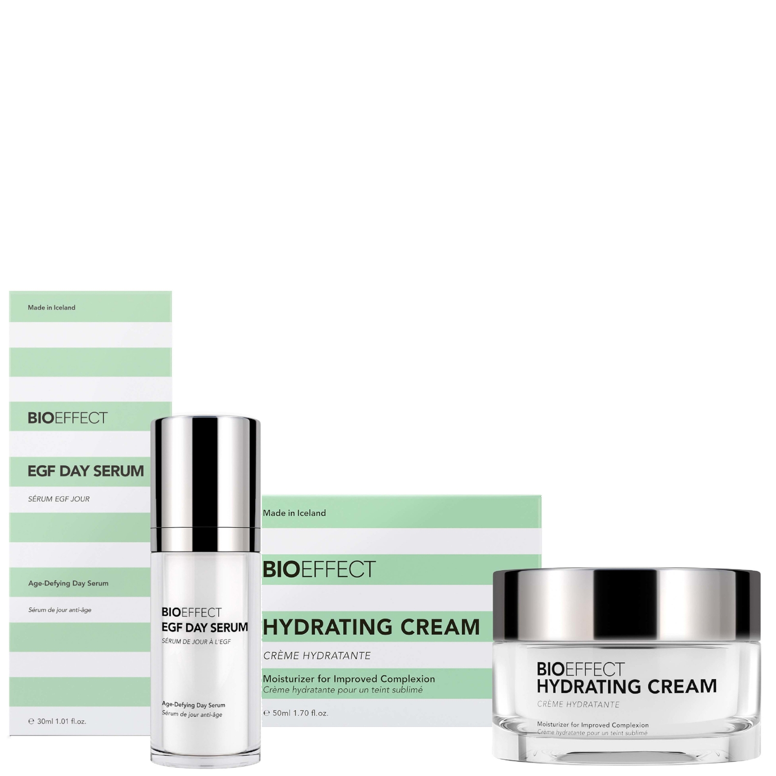 BIOEFFECT EGF and Hydration Day Duo including EGF Day Serum 30ml and Hydrating Cream 50ml