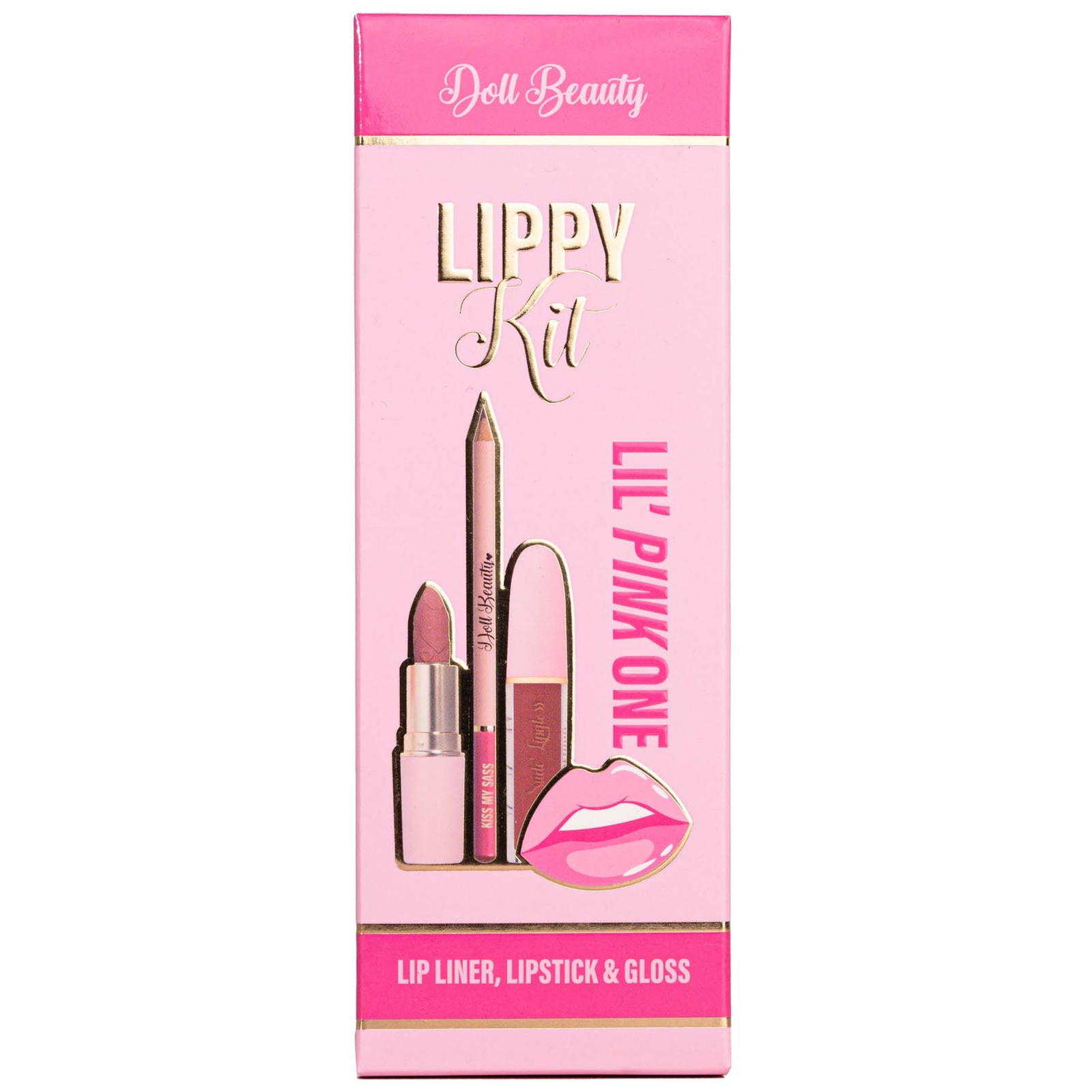 

Doll Beauty Lippy Kit - Pink