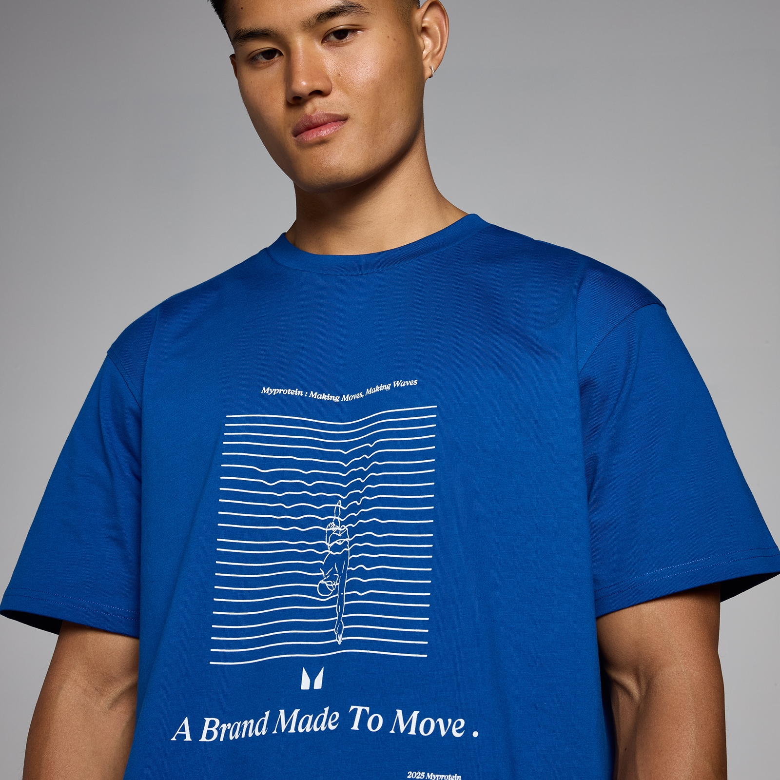 Thumbnail - MP Swim Grafik-T-Shirt – True Blue - S - M